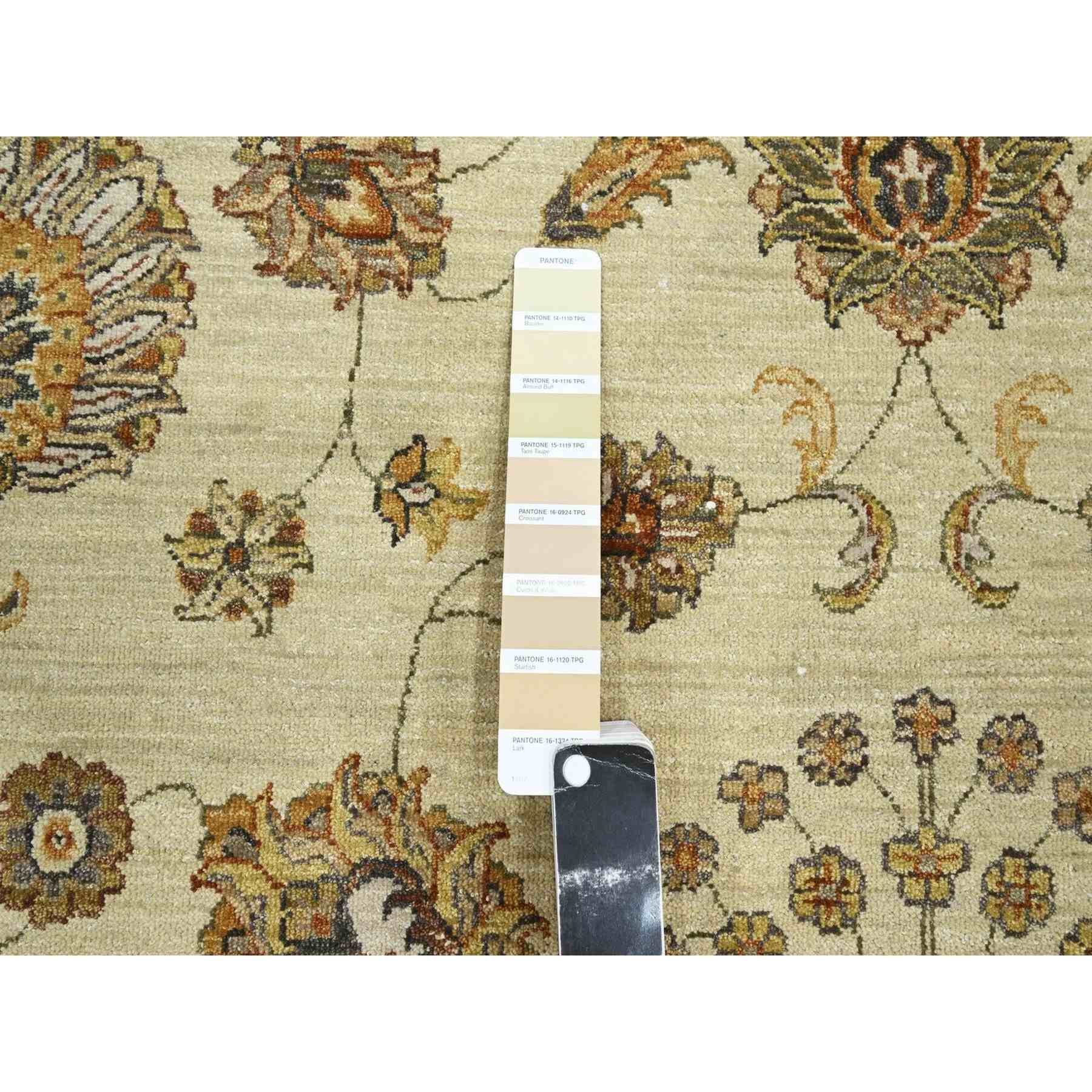 Oushak-And-Peshawar-Hand-Knotted-Rug-381780