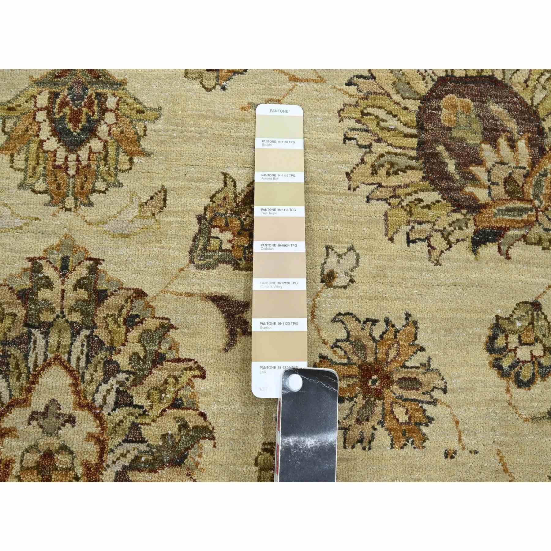 Oushak-And-Peshawar-Hand-Knotted-Rug-381785