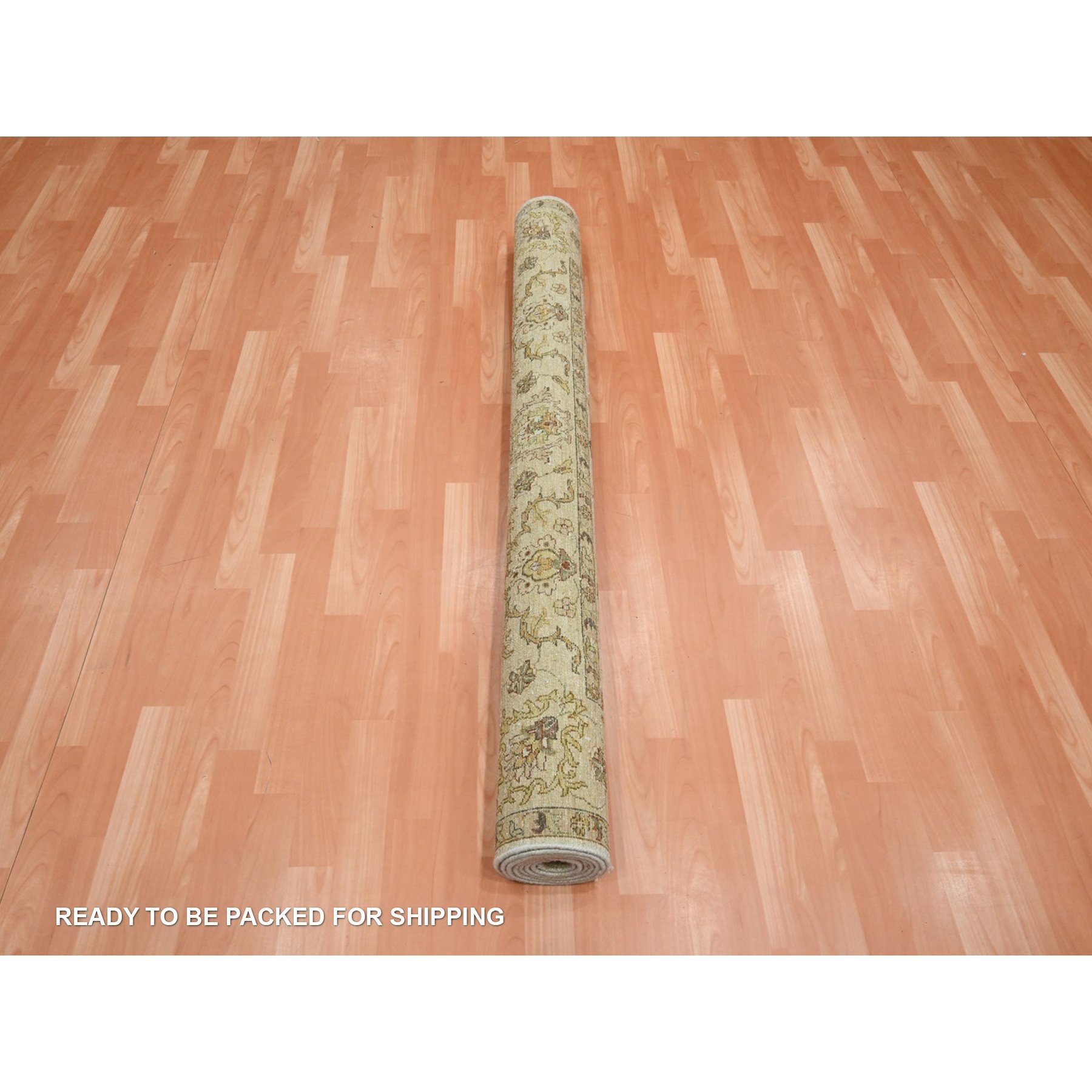 Oushak-And-Peshawar-Hand-Knotted-Rug-381785