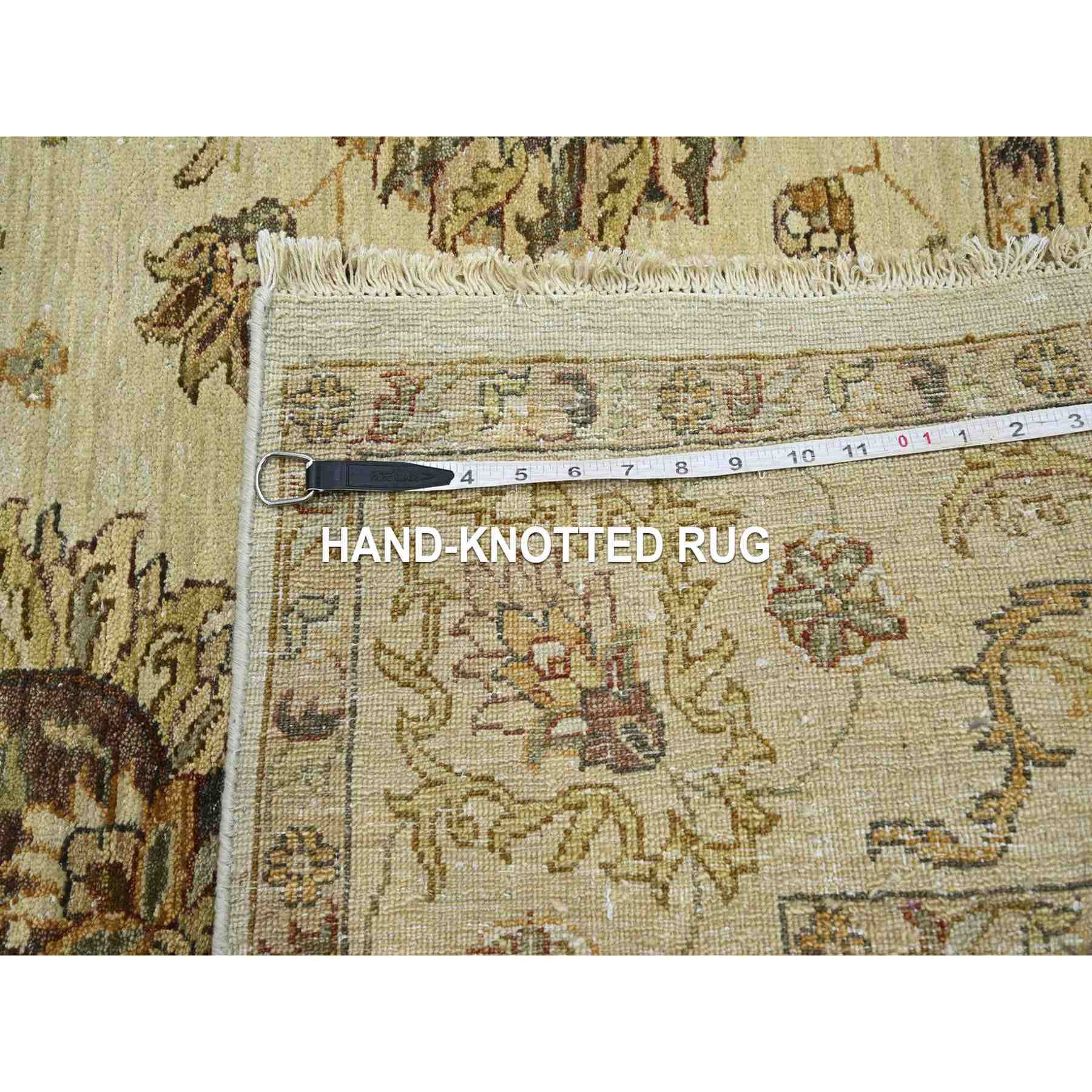 Oushak-And-Peshawar-Hand-Knotted-Rug-381785