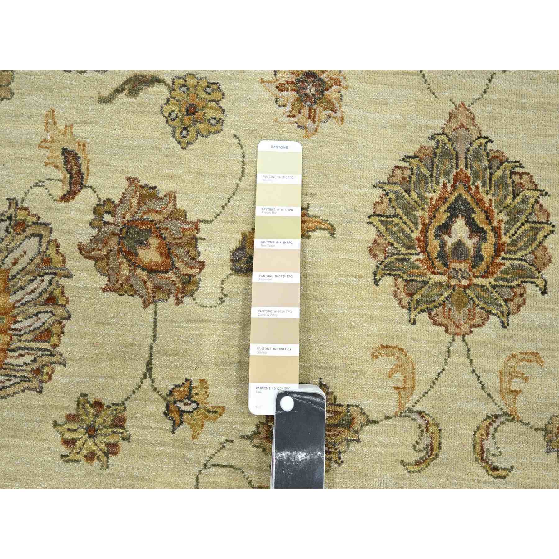 Oushak-And-Peshawar-Hand-Knotted-Rug-381790