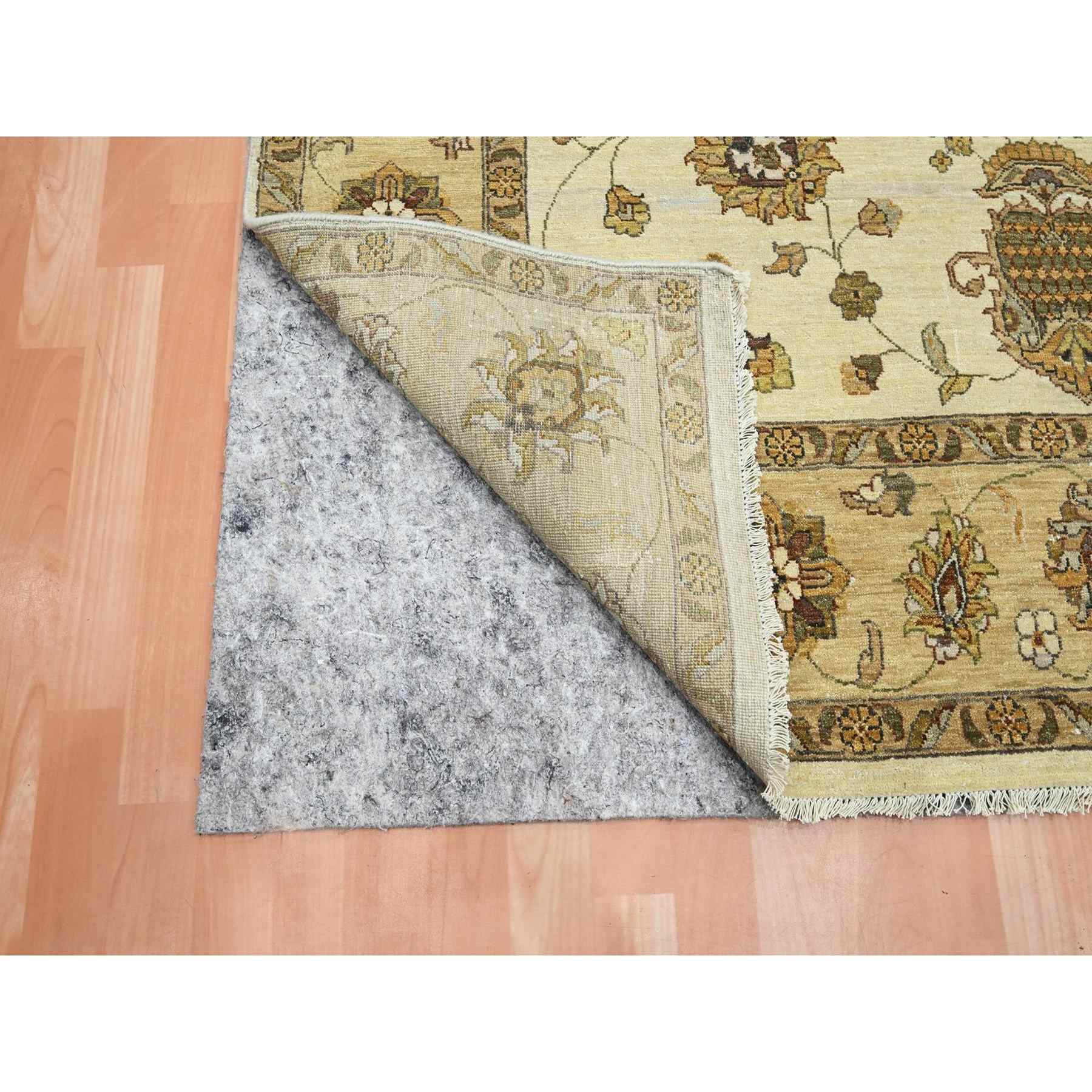 Oushak-And-Peshawar-Hand-Knotted-Rug-381795