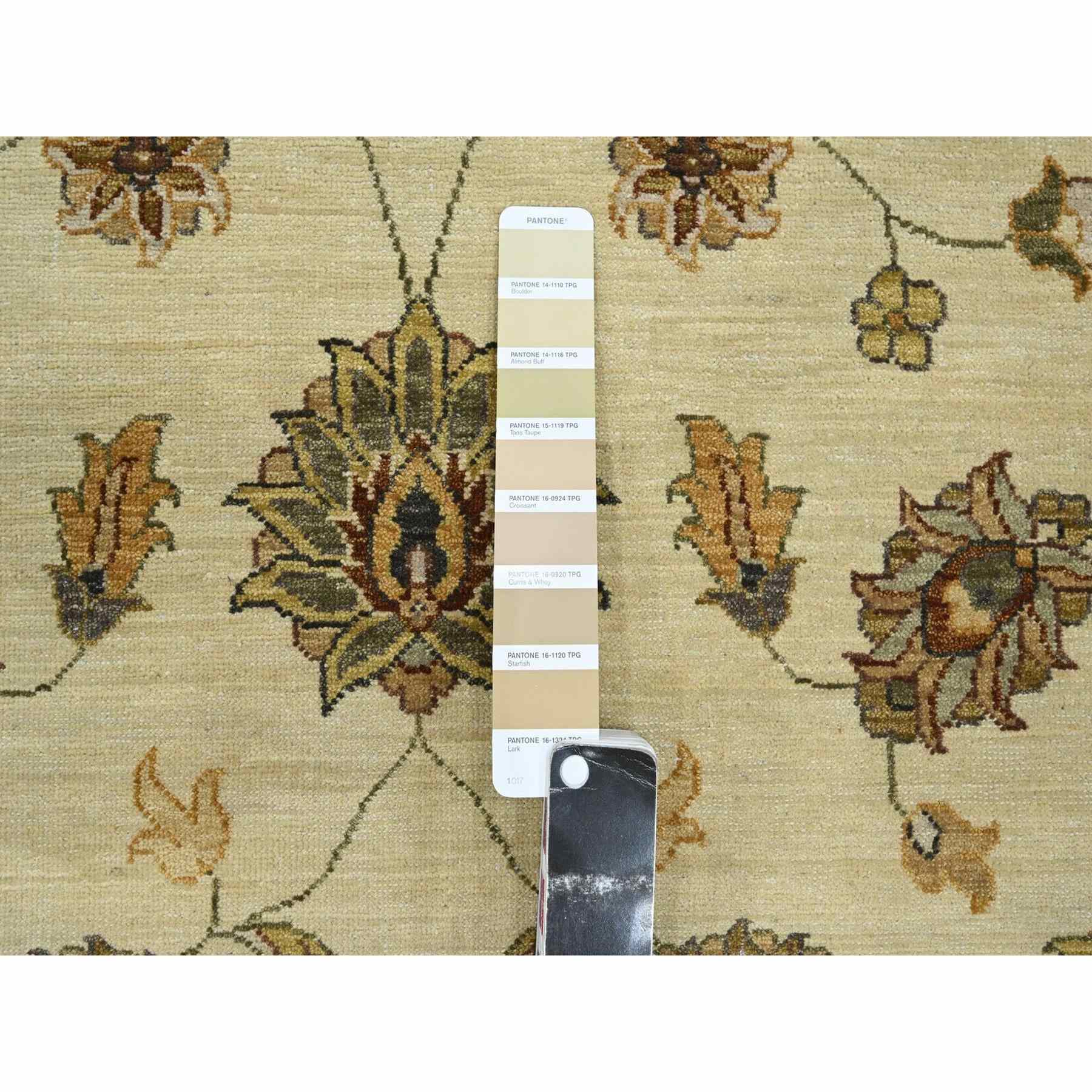 Oushak-And-Peshawar-Hand-Knotted-Rug-381795