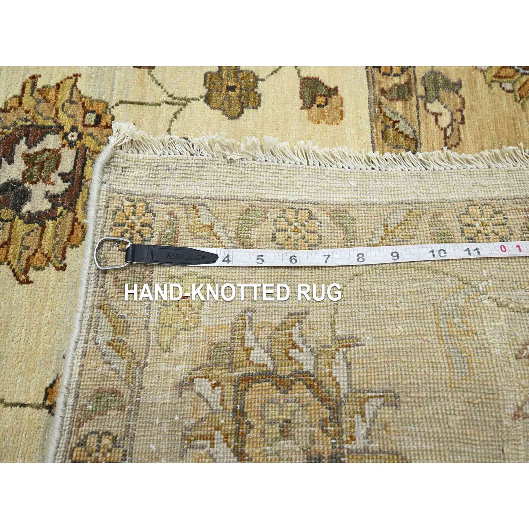 Oushak-And-Peshawar-Hand-Knotted-Rug-381795