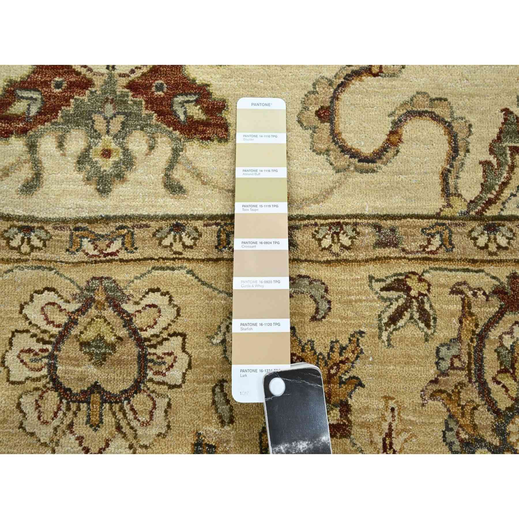 Oushak-And-Peshawar-Hand-Knotted-Rug-381800