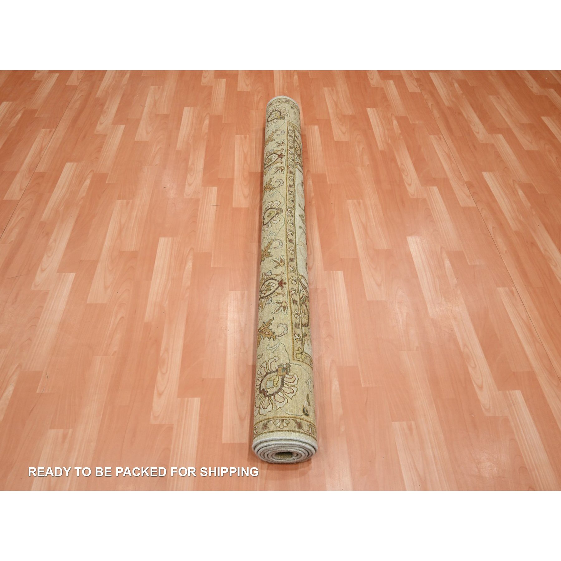 Oushak-And-Peshawar-Hand-Knotted-Rug-381800