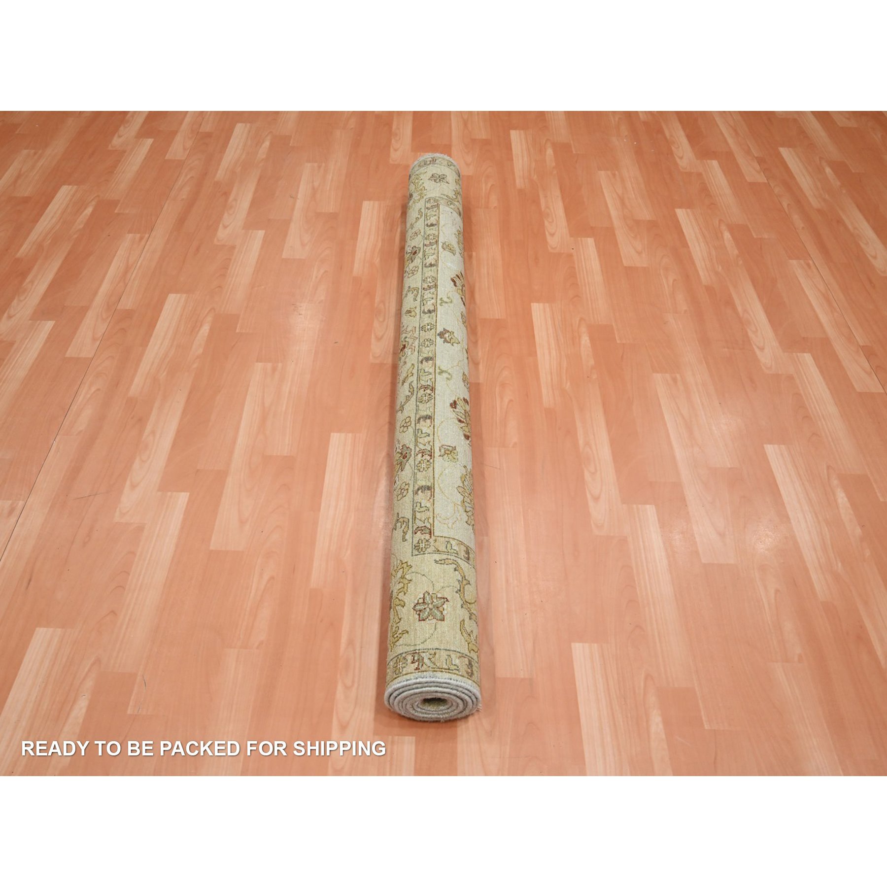 Oushak-And-Peshawar-Hand-Knotted-Rug-381805