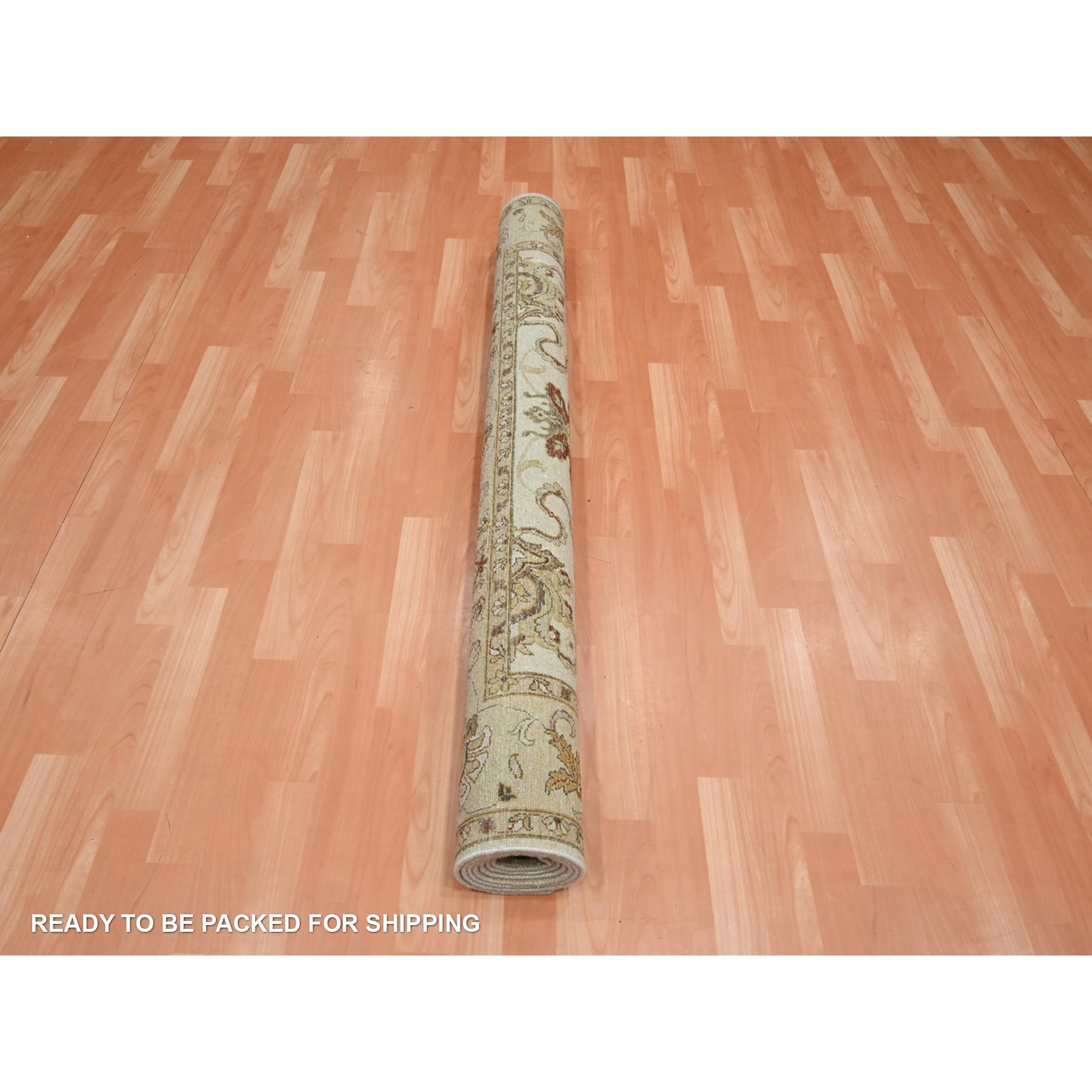 Oushak-And-Peshawar-Hand-Knotted-Rug-381815