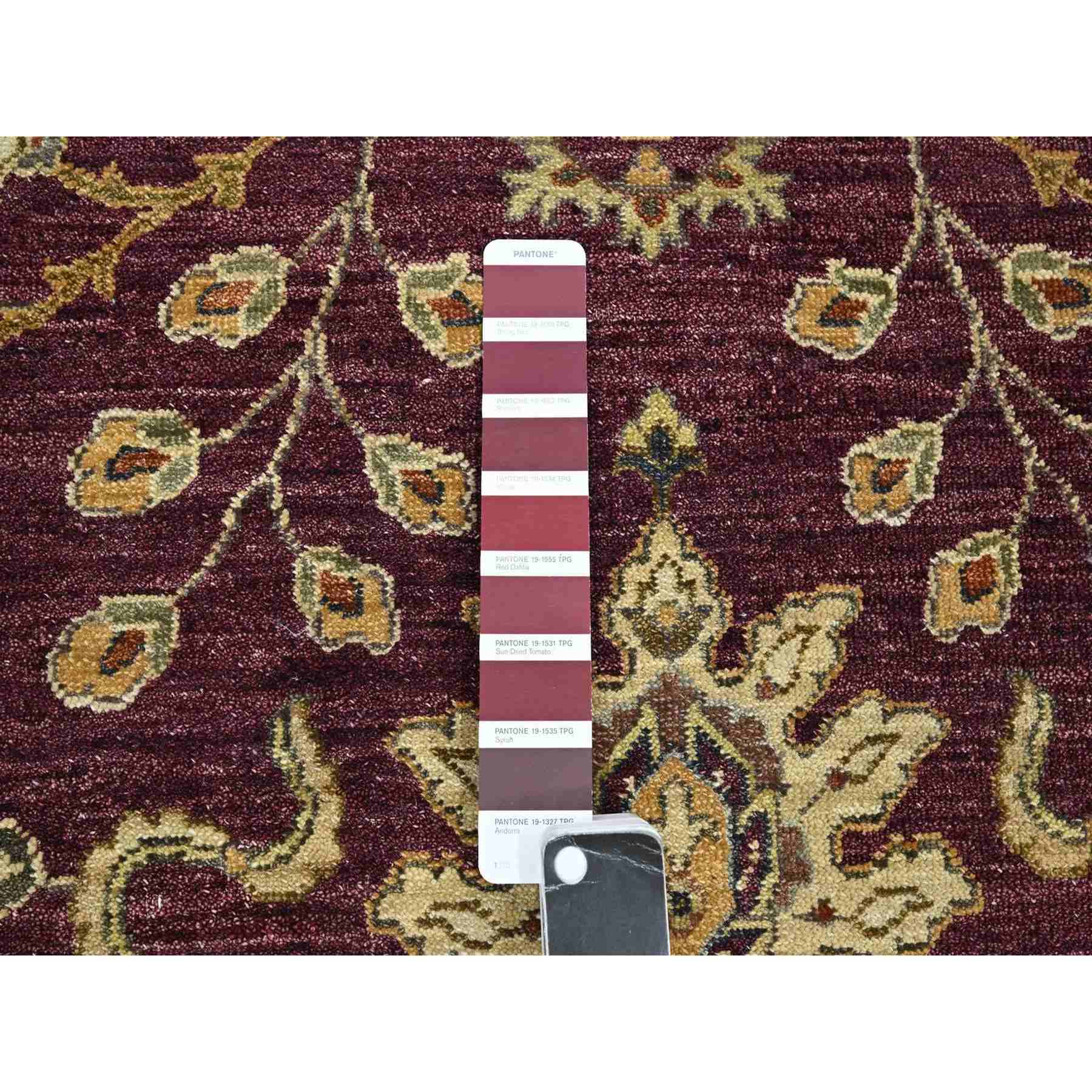 Oushak-And-Peshawar-Hand-Knotted-Rug-381820