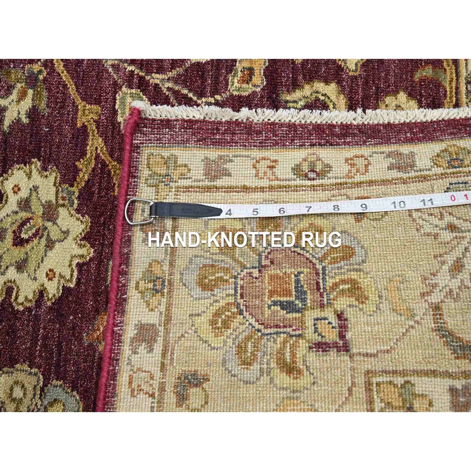 Oushak-And-Peshawar-Hand-Knotted-Rug-381820
