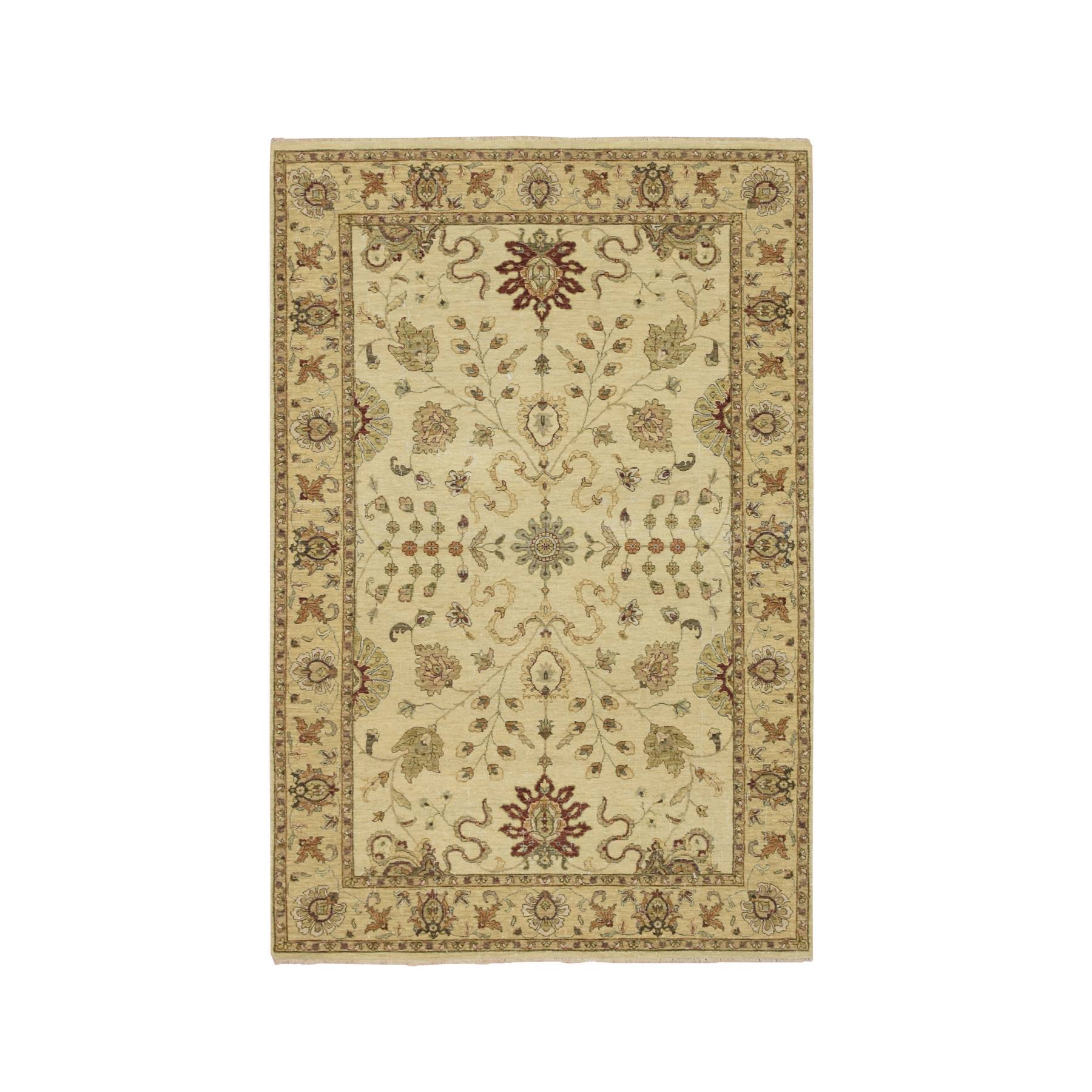 Oushak-And-Peshawar-Hand-Knotted-Rug-381825