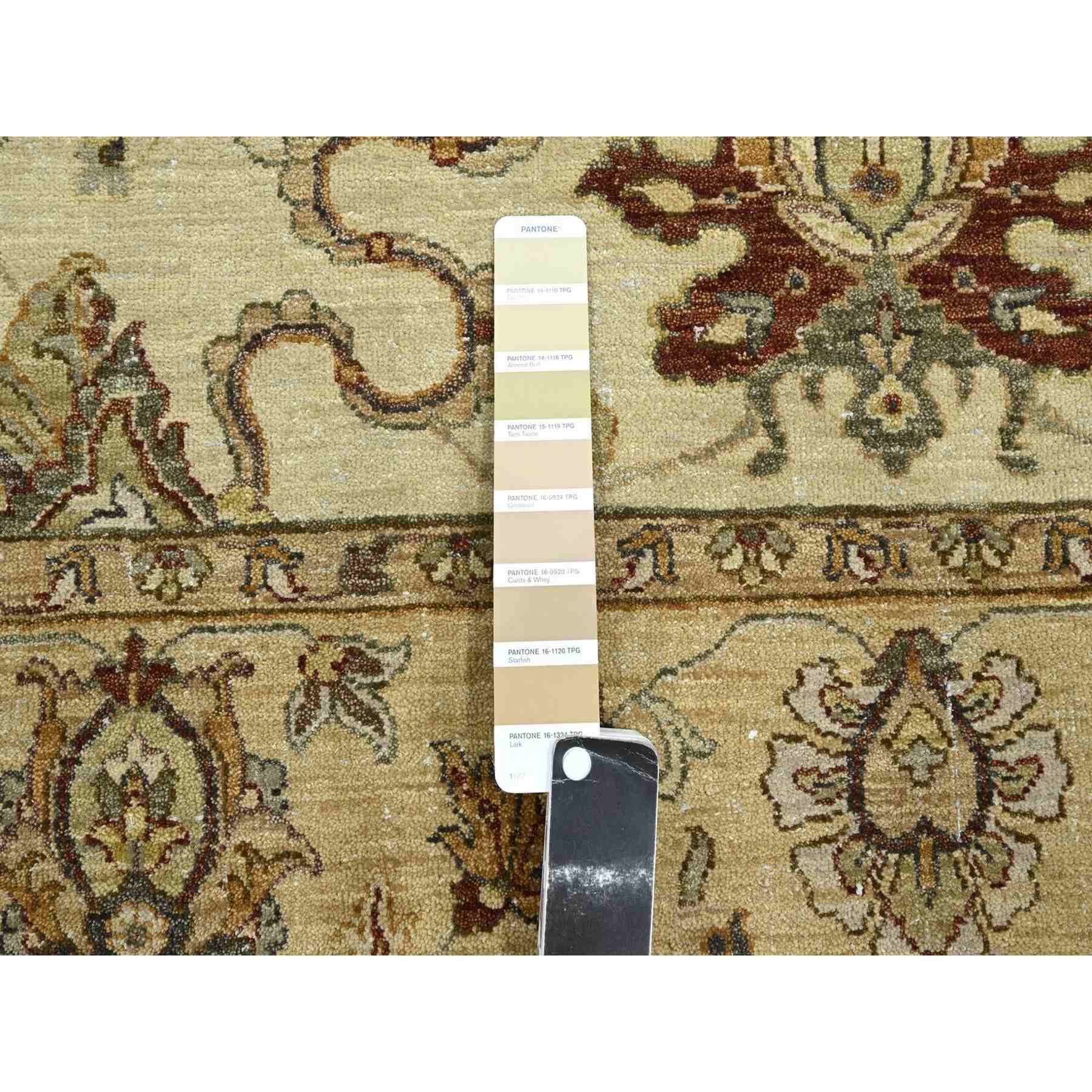 Oushak-And-Peshawar-Hand-Knotted-Rug-381825