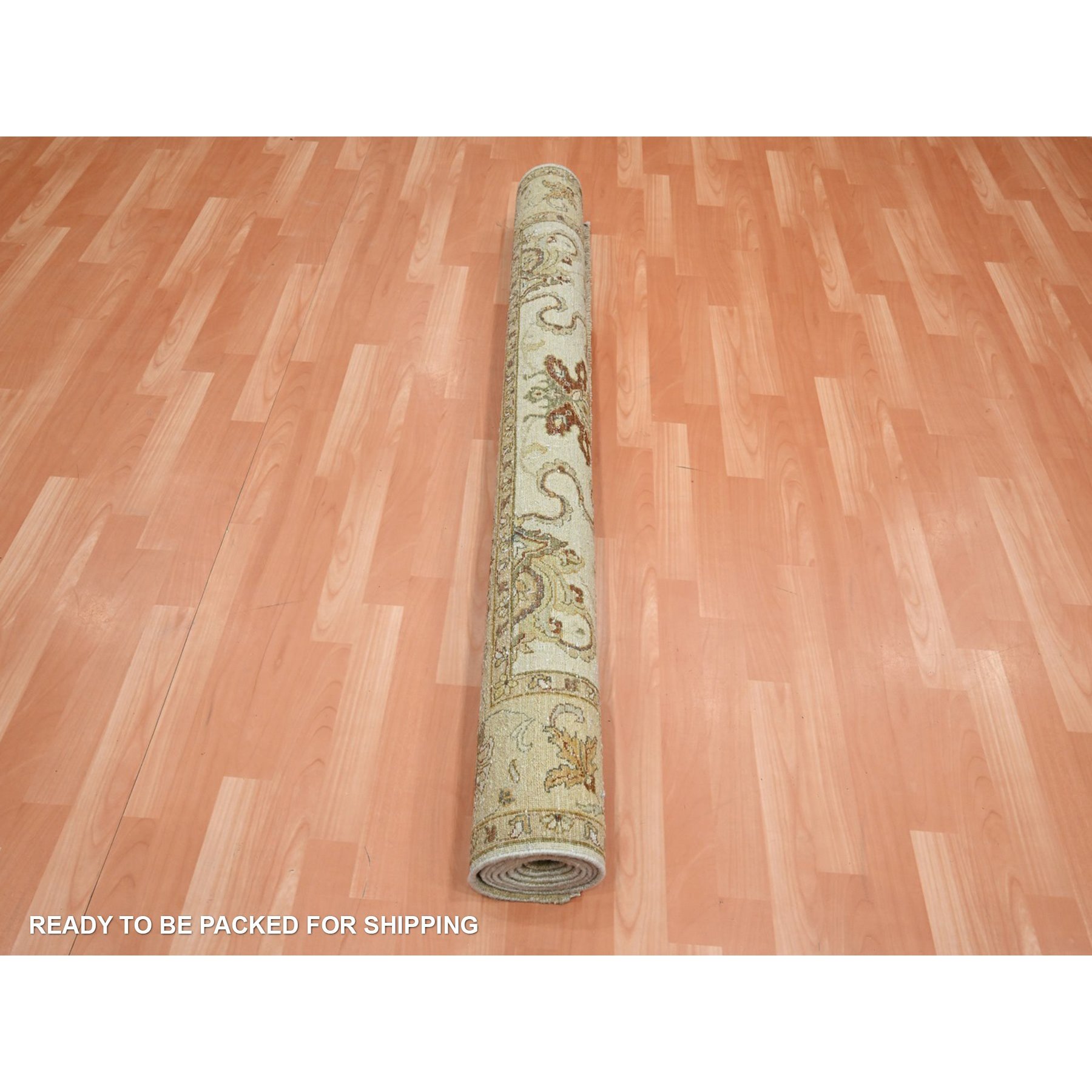 Oushak-And-Peshawar-Hand-Knotted-Rug-381825