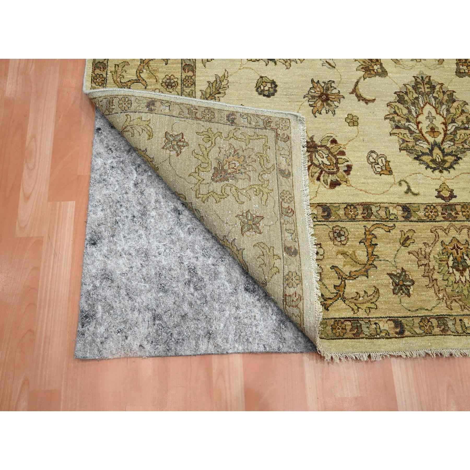 Oushak-And-Peshawar-Hand-Knotted-Rug-381830