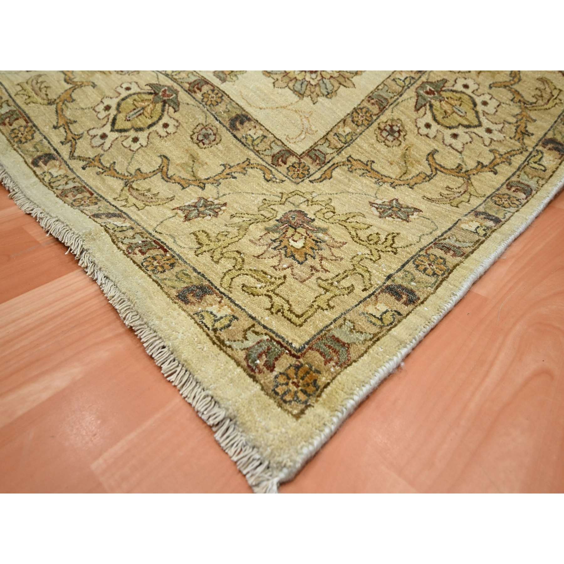 Oushak-And-Peshawar-Hand-Knotted-Rug-381830