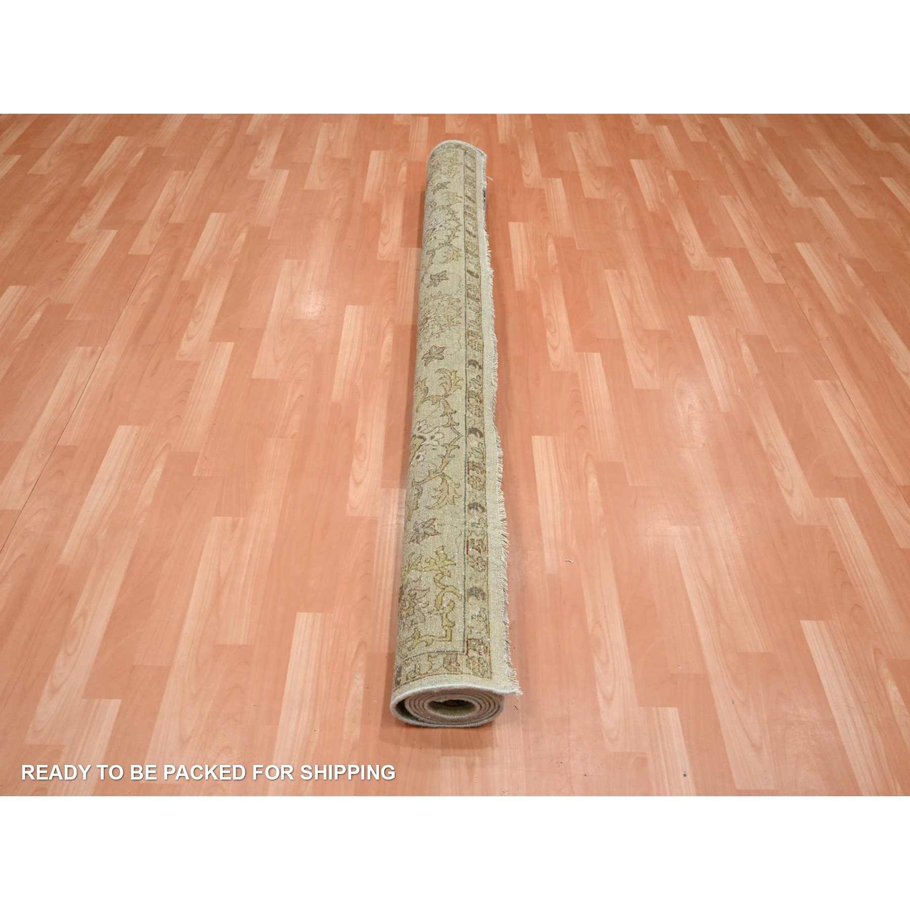 Oushak-And-Peshawar-Hand-Knotted-Rug-381830