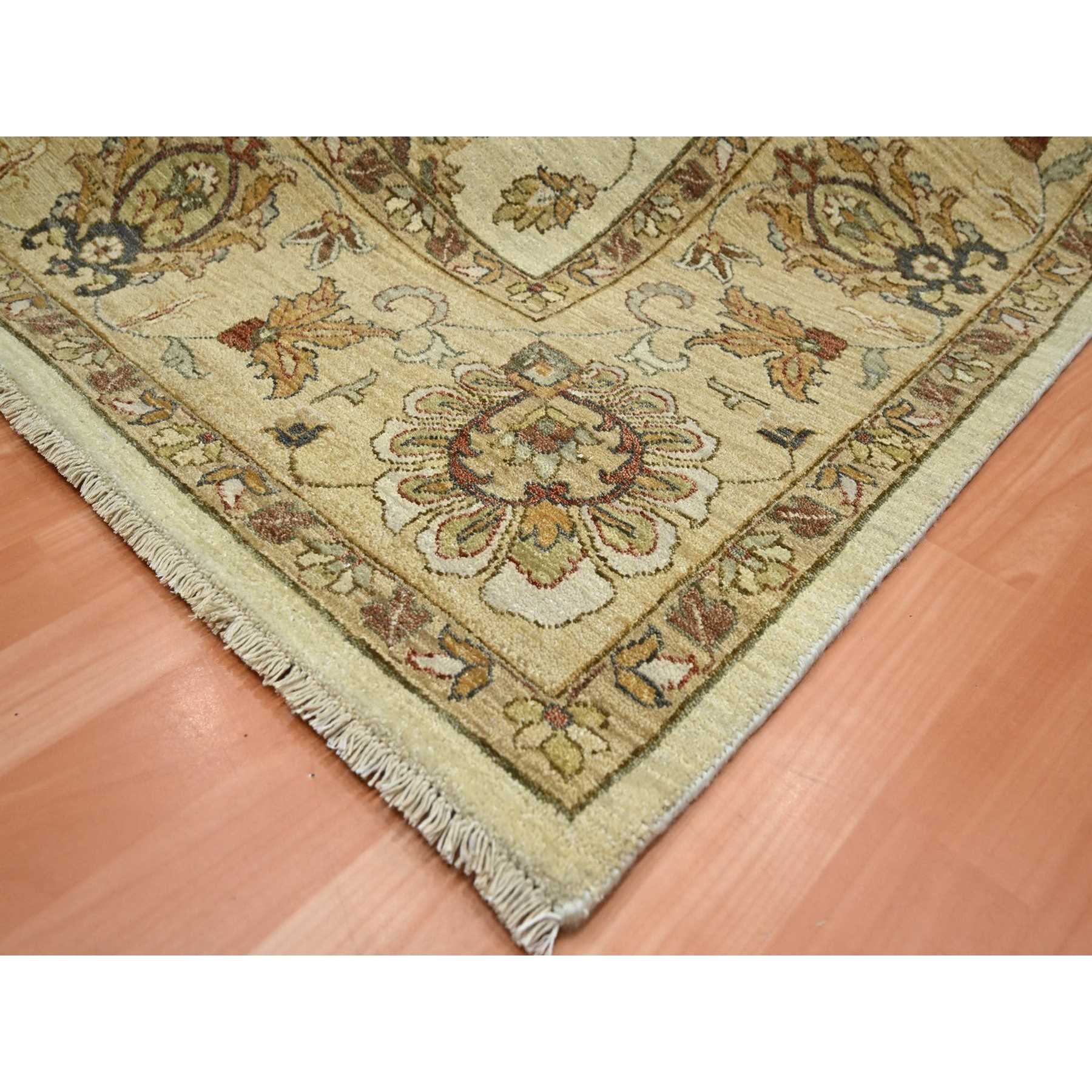 Oushak-And-Peshawar-Hand-Knotted-Rug-381840