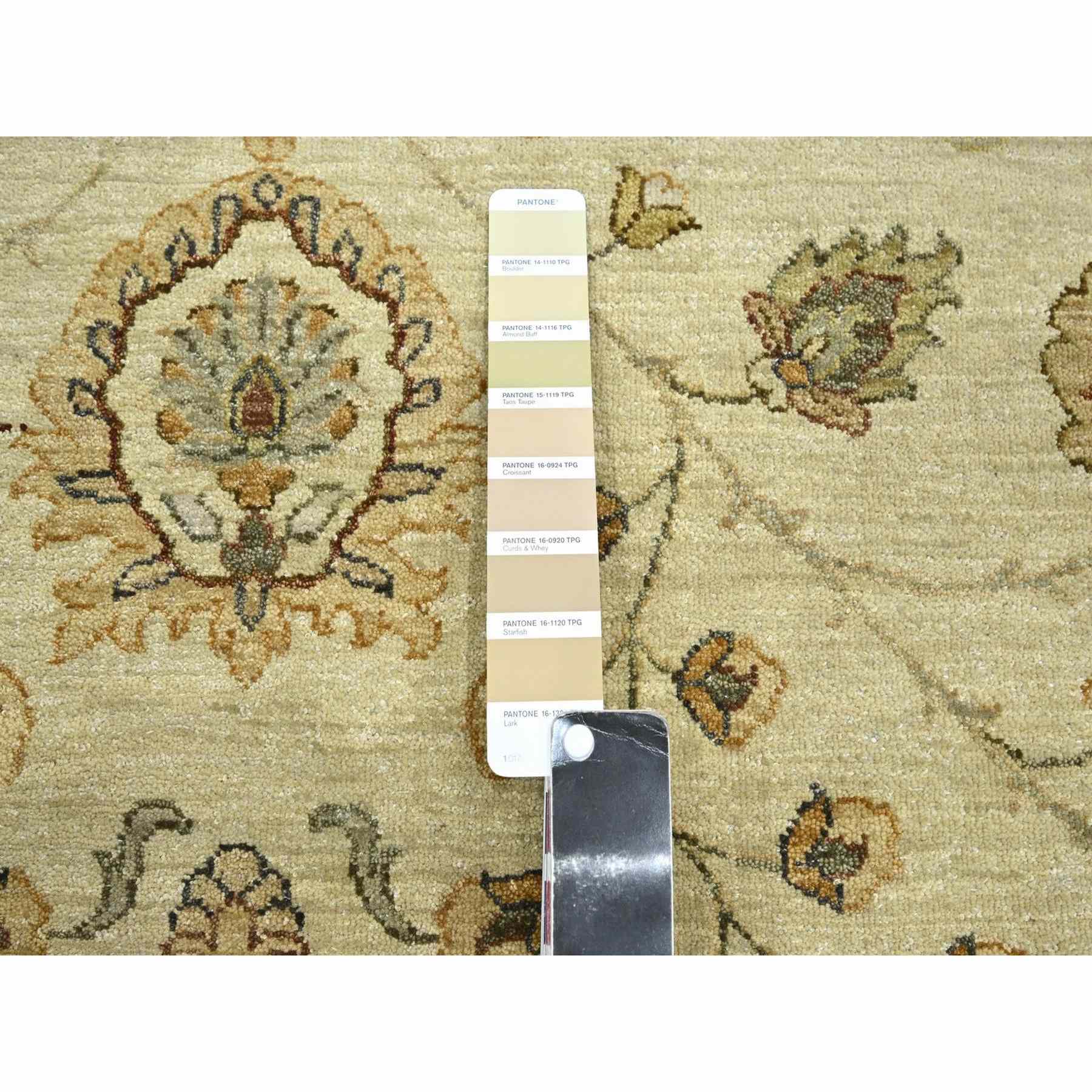 Oushak-And-Peshawar-Hand-Knotted-Rug-381840
