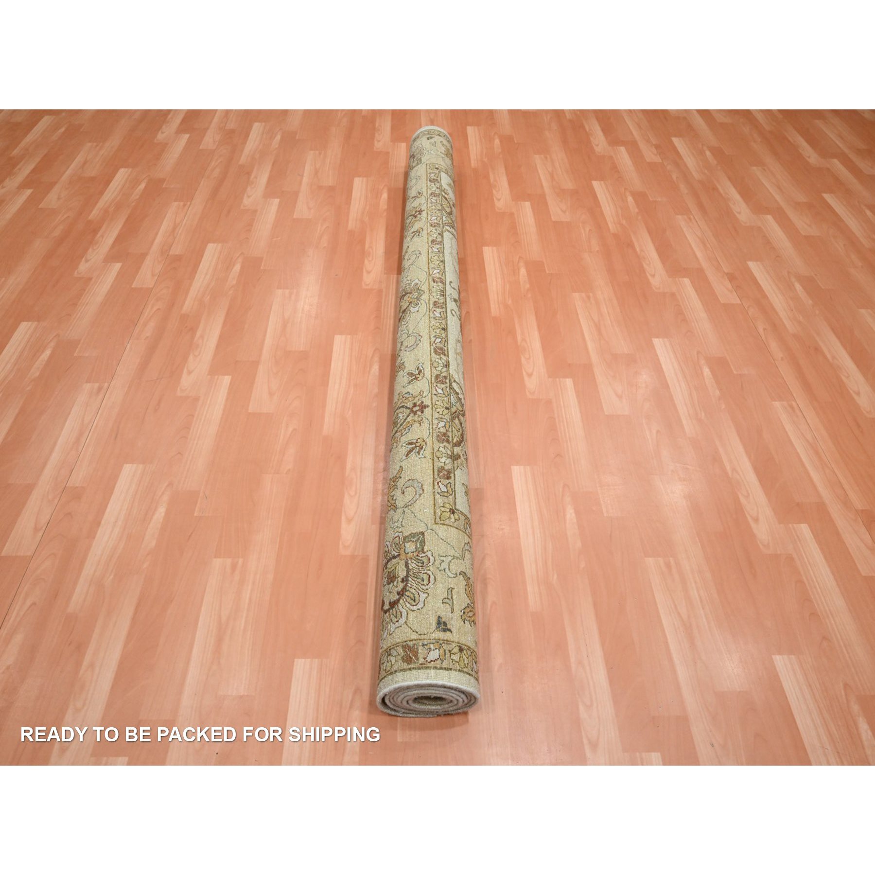 Oushak-And-Peshawar-Hand-Knotted-Rug-381840