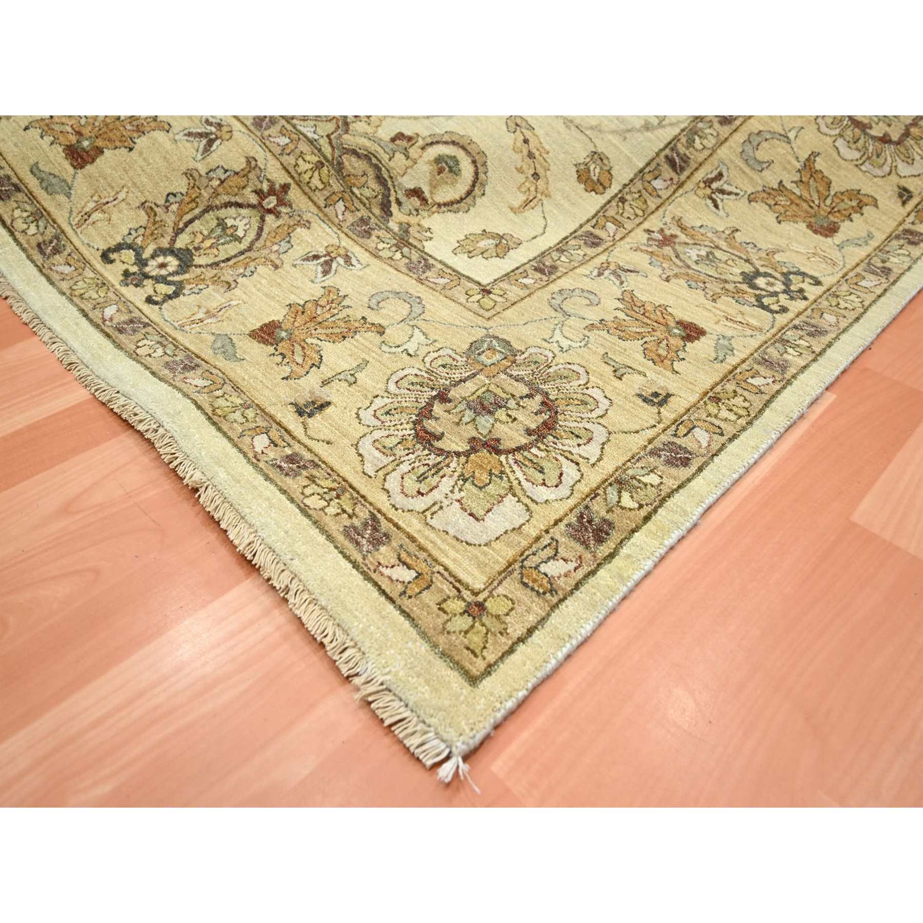 Oushak-And-Peshawar-Hand-Knotted-Rug-381850