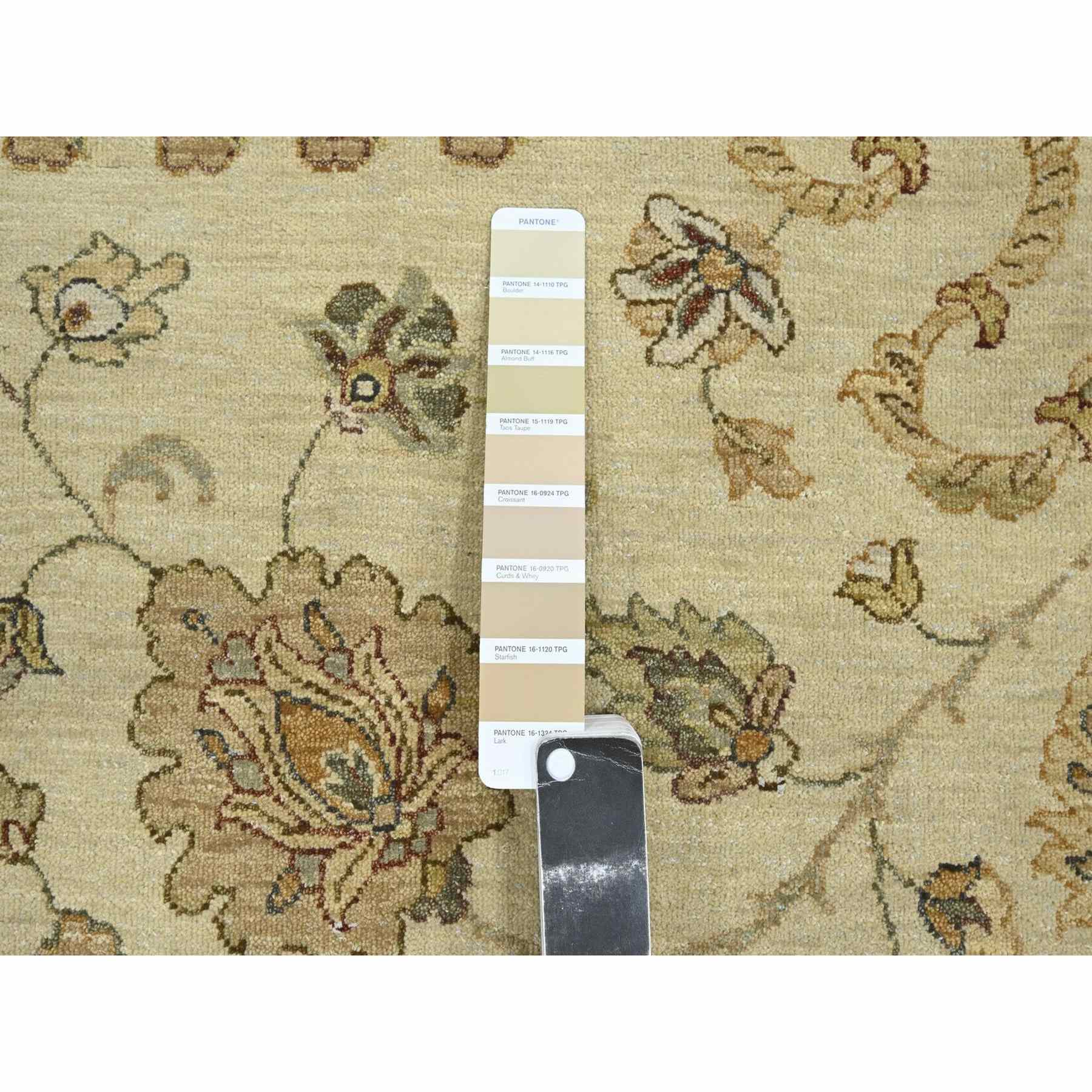 Oushak-And-Peshawar-Hand-Knotted-Rug-381850