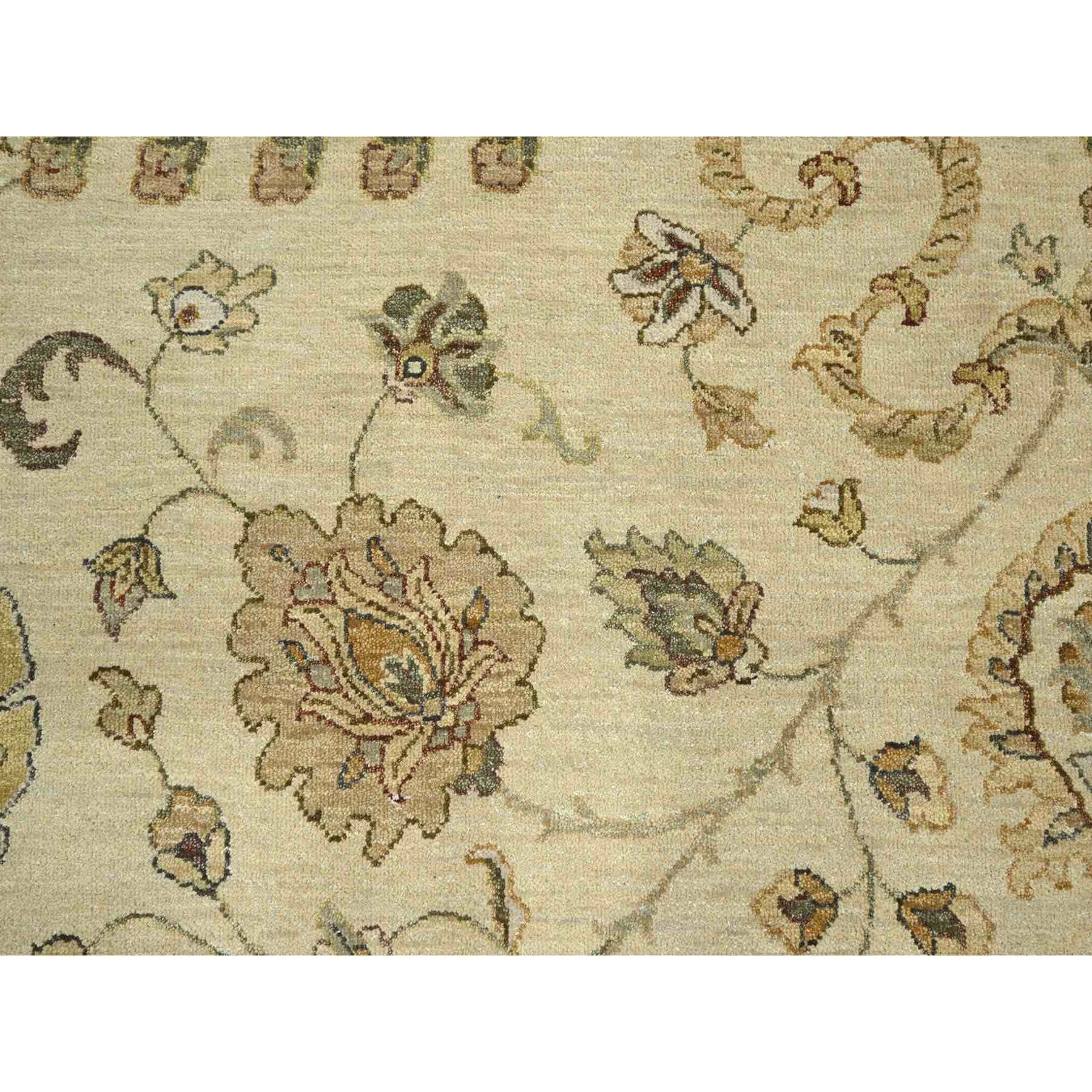 Oushak-And-Peshawar-Hand-Knotted-Rug-381850
