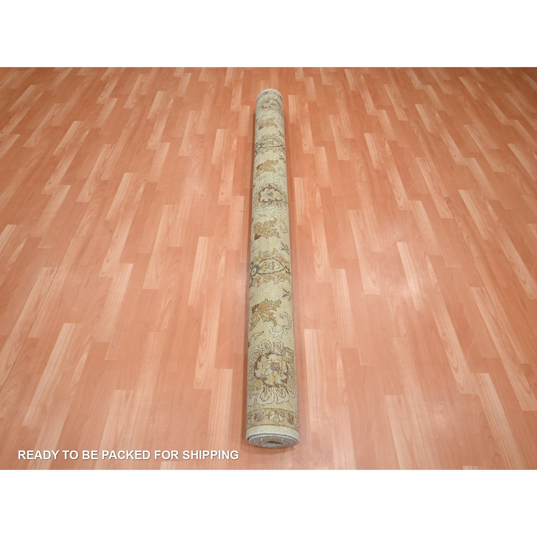 Oushak-And-Peshawar-Hand-Knotted-Rug-381850
