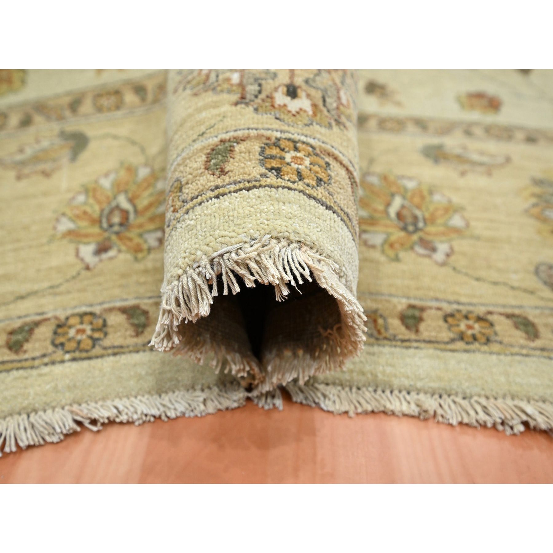 Oushak-And-Peshawar-Hand-Knotted-Rug-381855