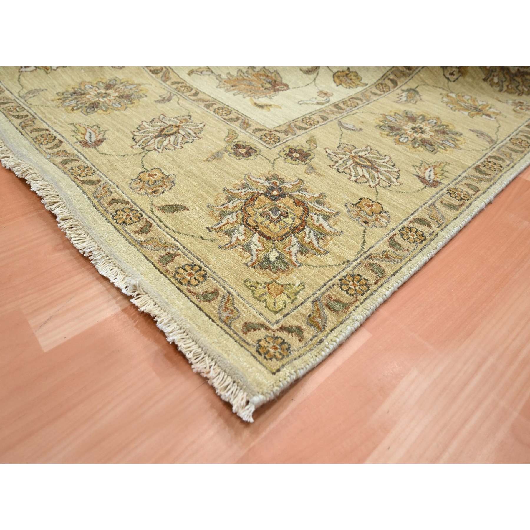 Oushak-And-Peshawar-Hand-Knotted-Rug-381855