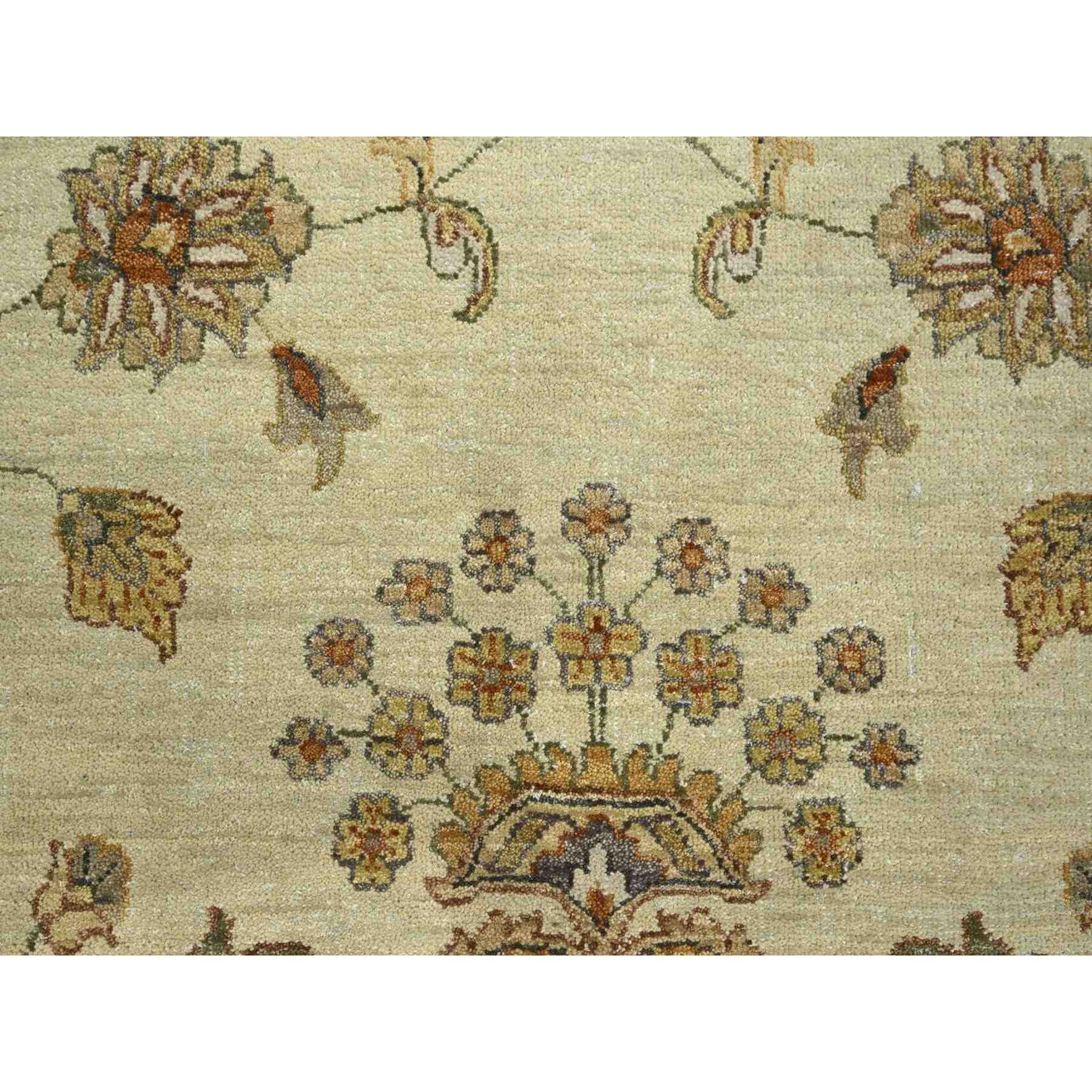 Oushak-And-Peshawar-Hand-Knotted-Rug-381855