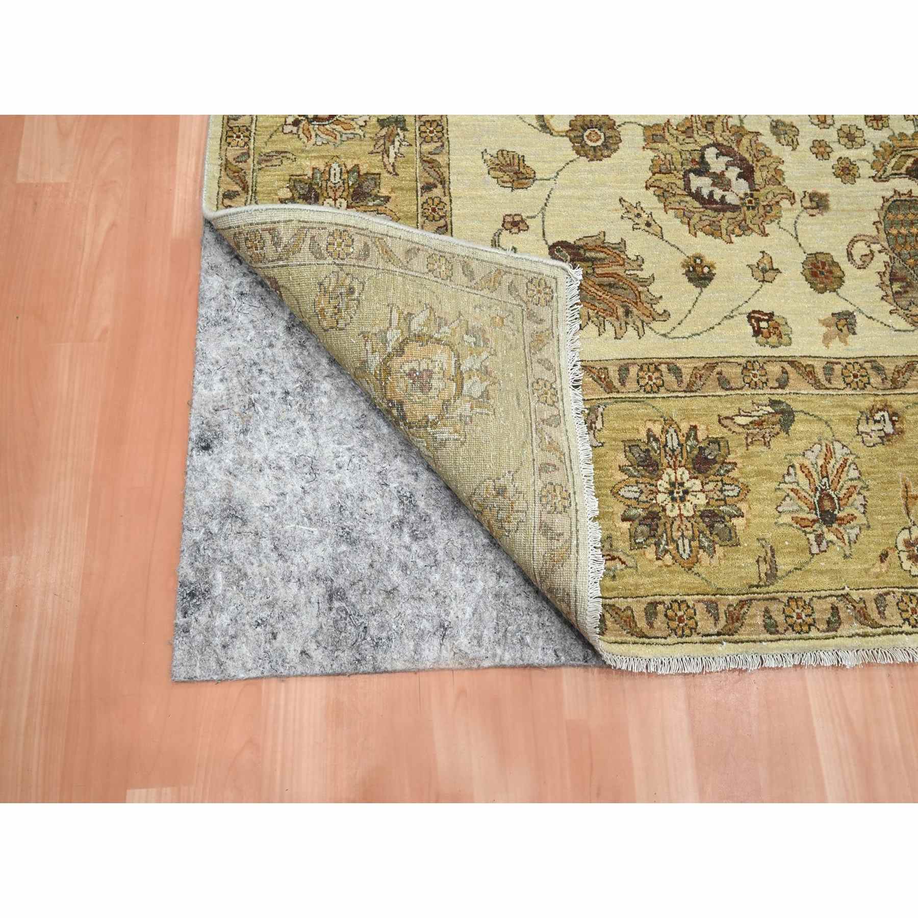 Oushak-And-Peshawar-Hand-Knotted-Rug-381860