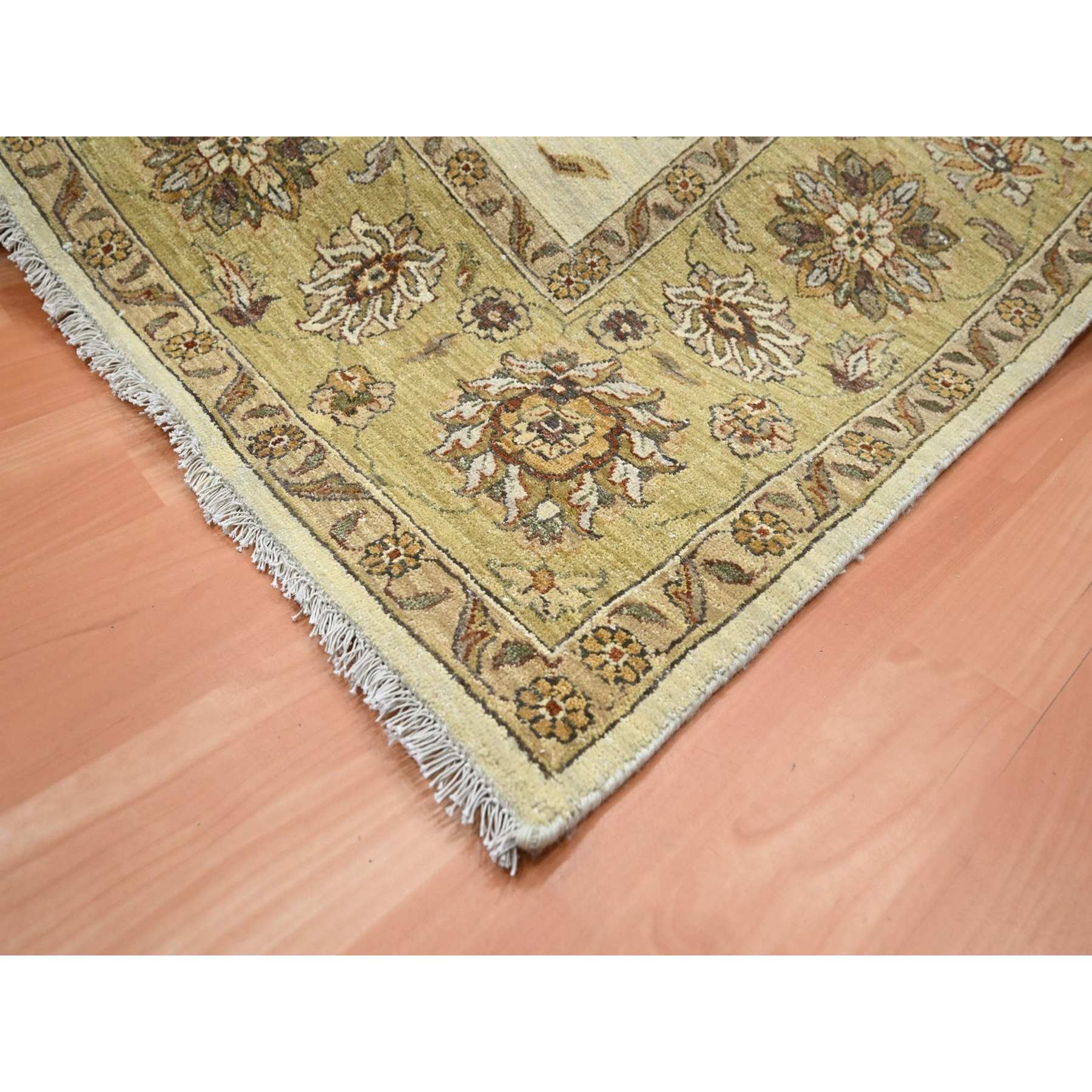 Oushak-And-Peshawar-Hand-Knotted-Rug-381860