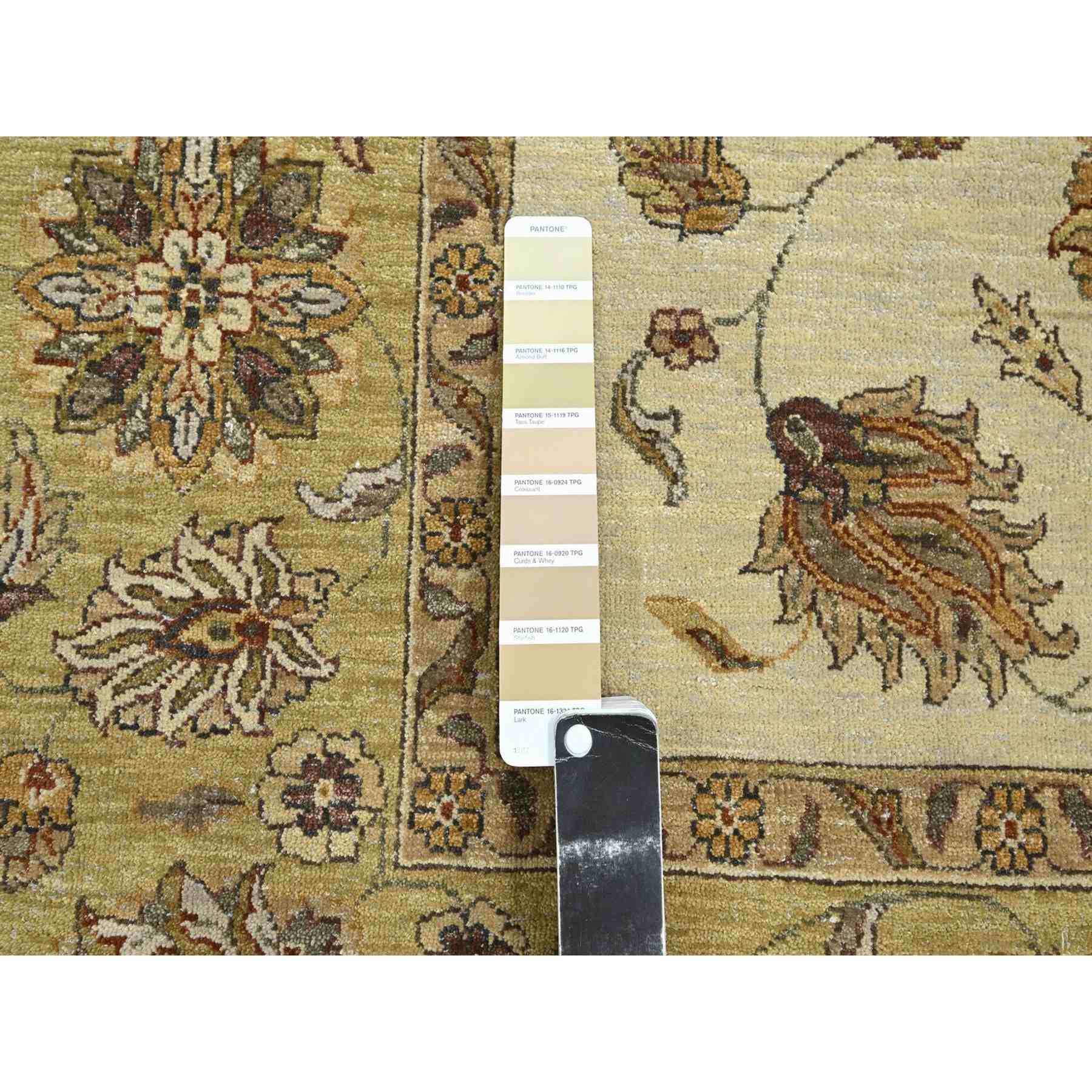 Oushak-And-Peshawar-Hand-Knotted-Rug-381860