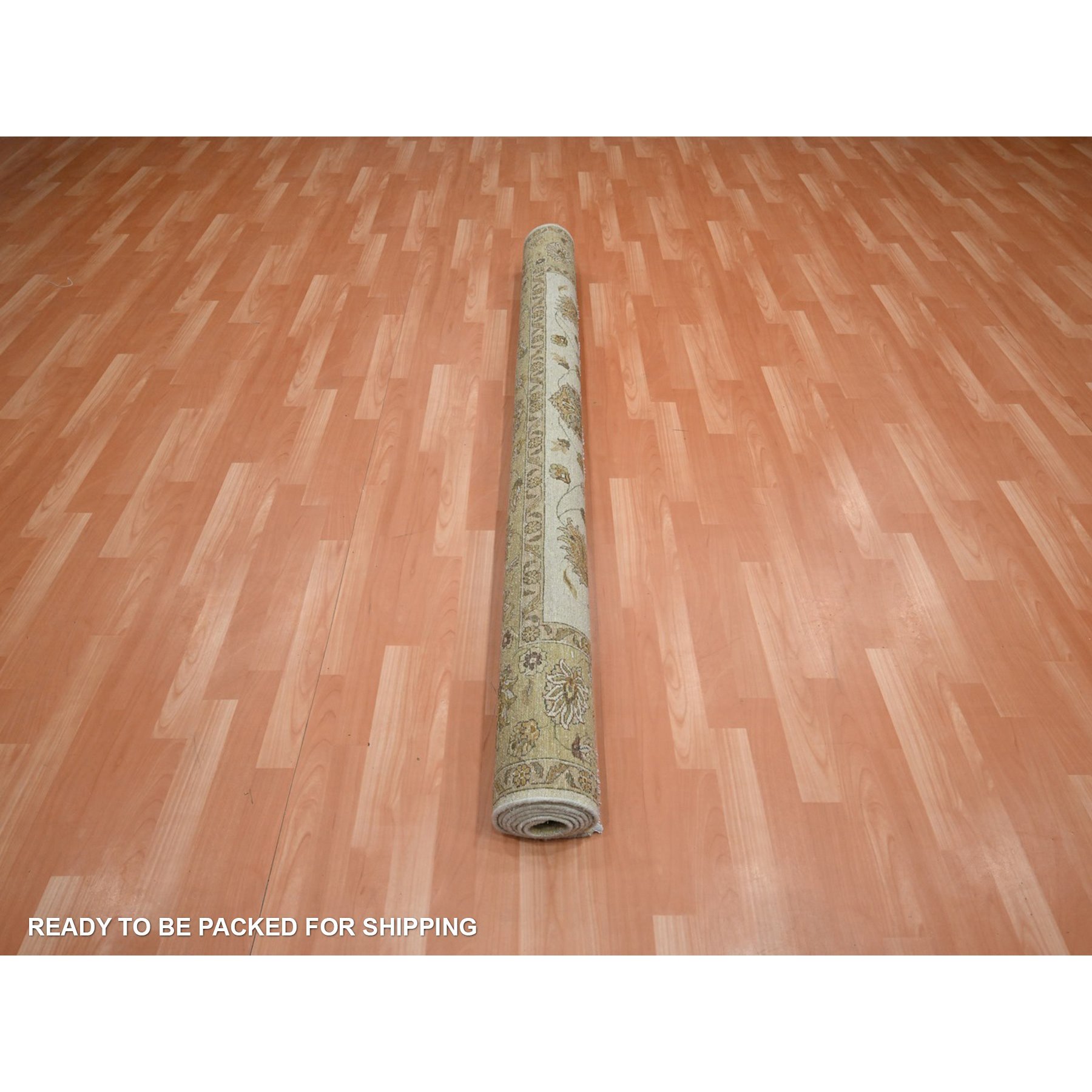 Oushak-And-Peshawar-Hand-Knotted-Rug-381860