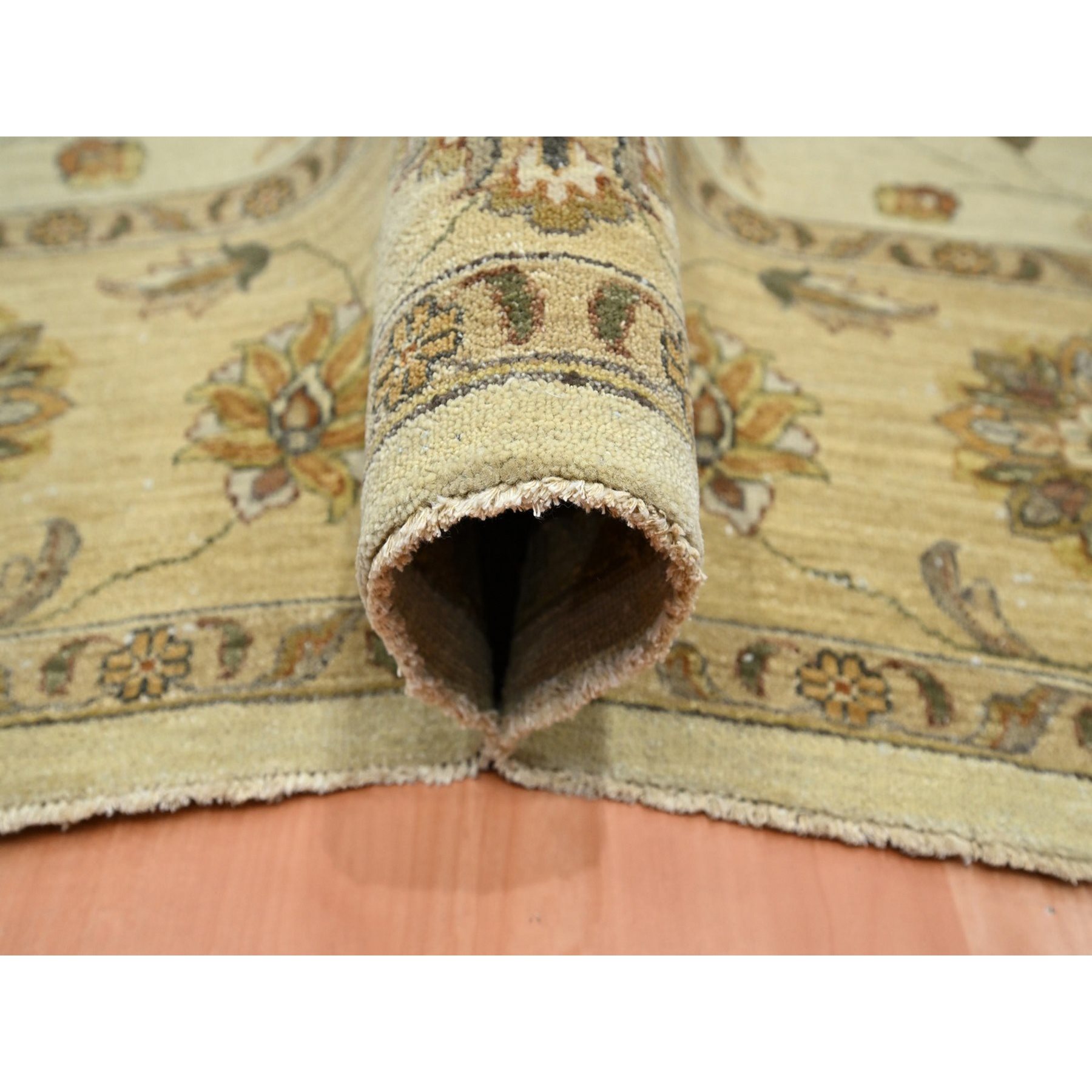 Oushak-And-Peshawar-Hand-Knotted-Rug-381865