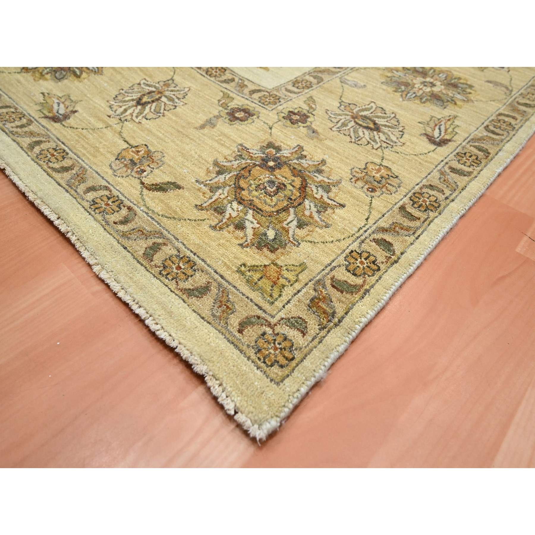 Oushak-And-Peshawar-Hand-Knotted-Rug-381865