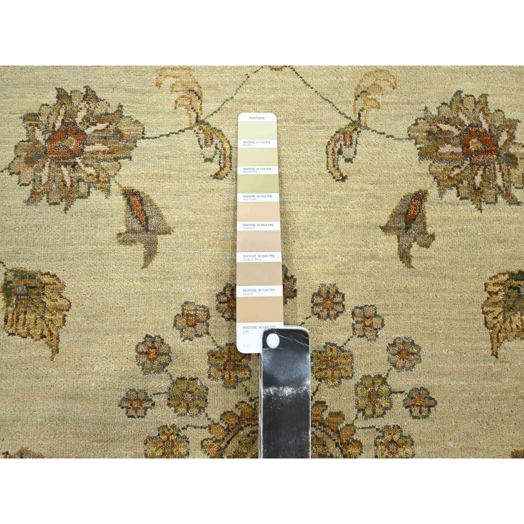 Oushak-And-Peshawar-Hand-Knotted-Rug-381865