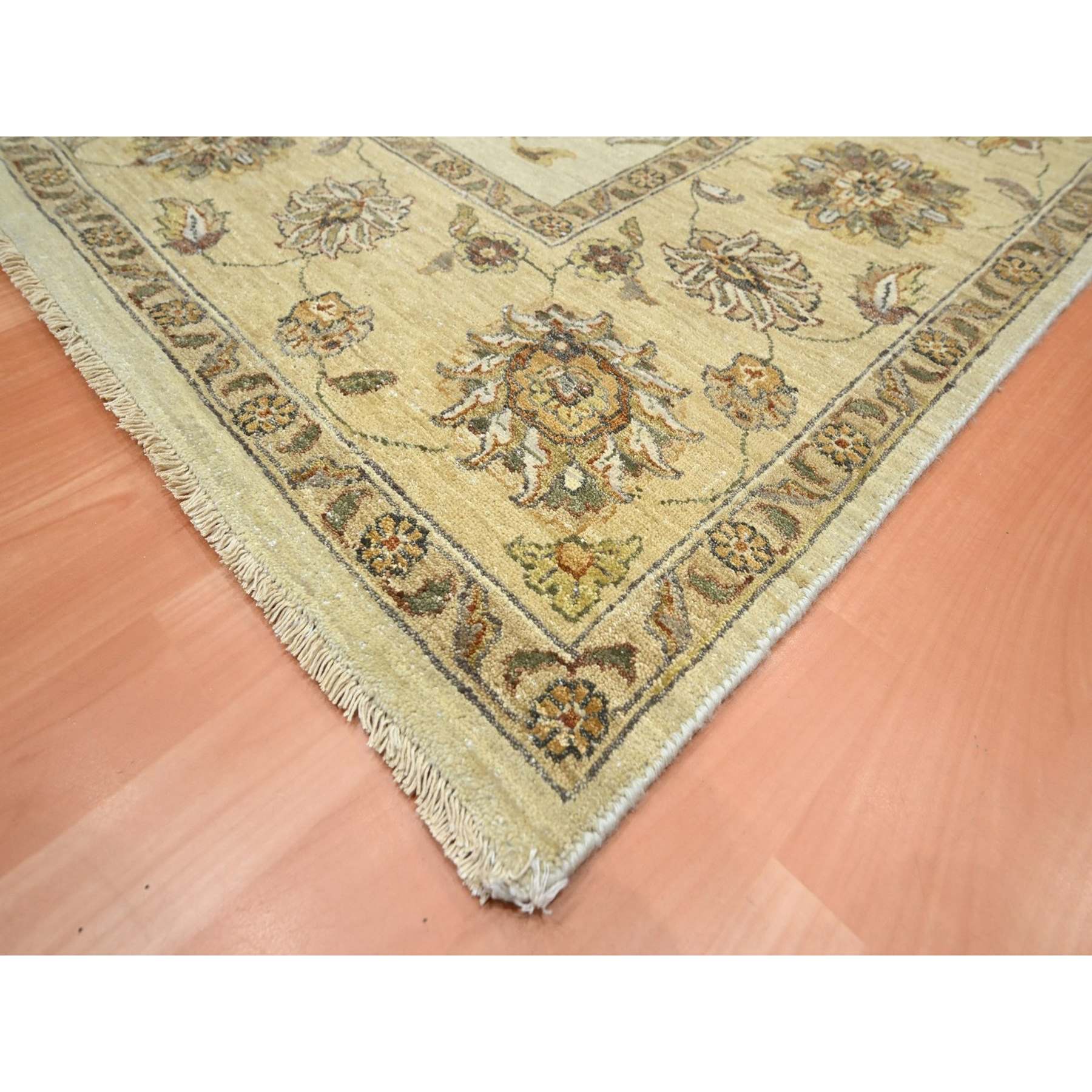 Oushak-And-Peshawar-Hand-Knotted-Rug-381880
