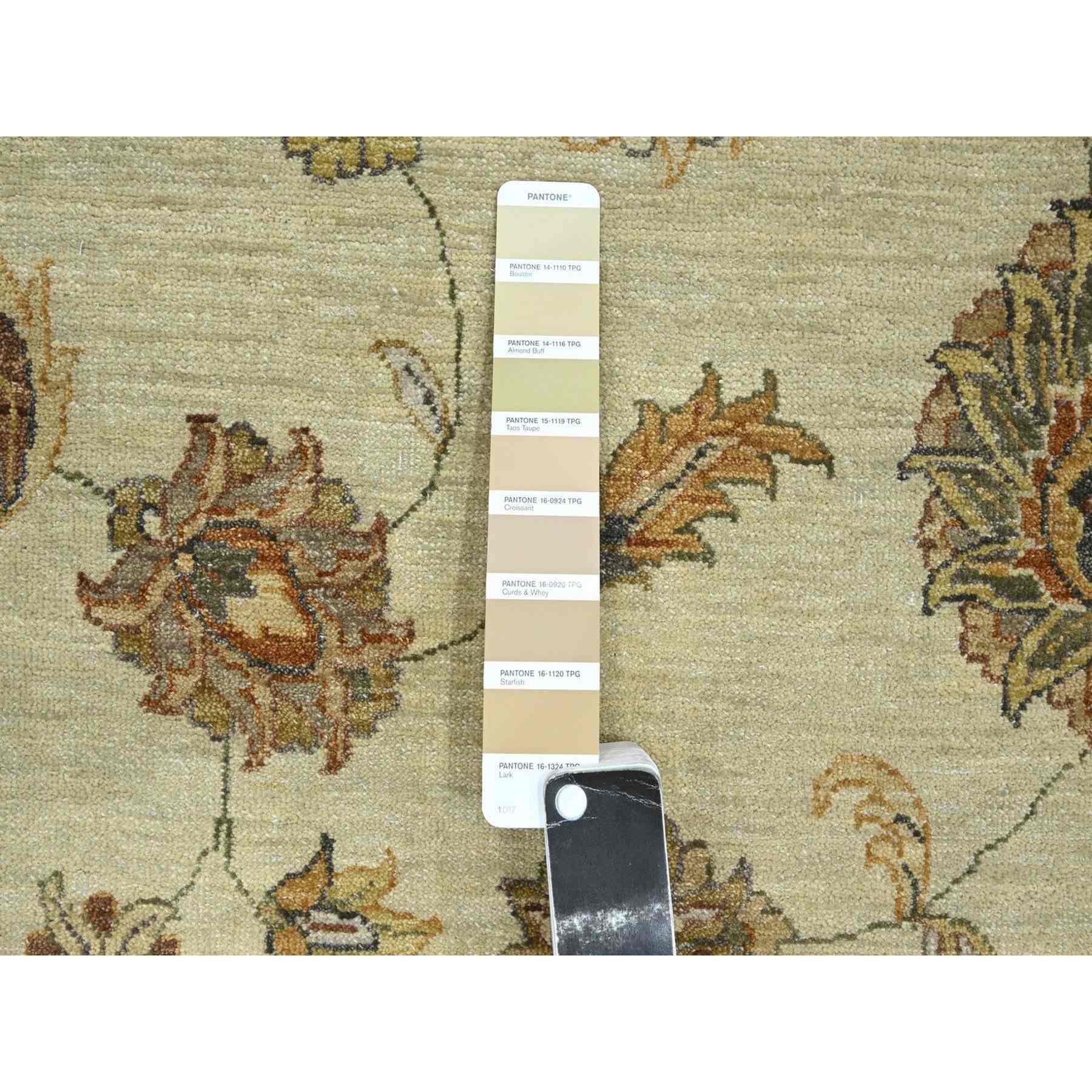 Oushak-And-Peshawar-Hand-Knotted-Rug-381880