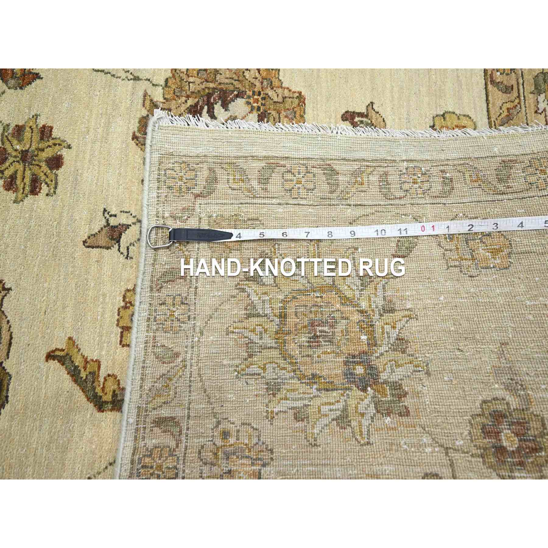 Oushak-And-Peshawar-Hand-Knotted-Rug-381885
