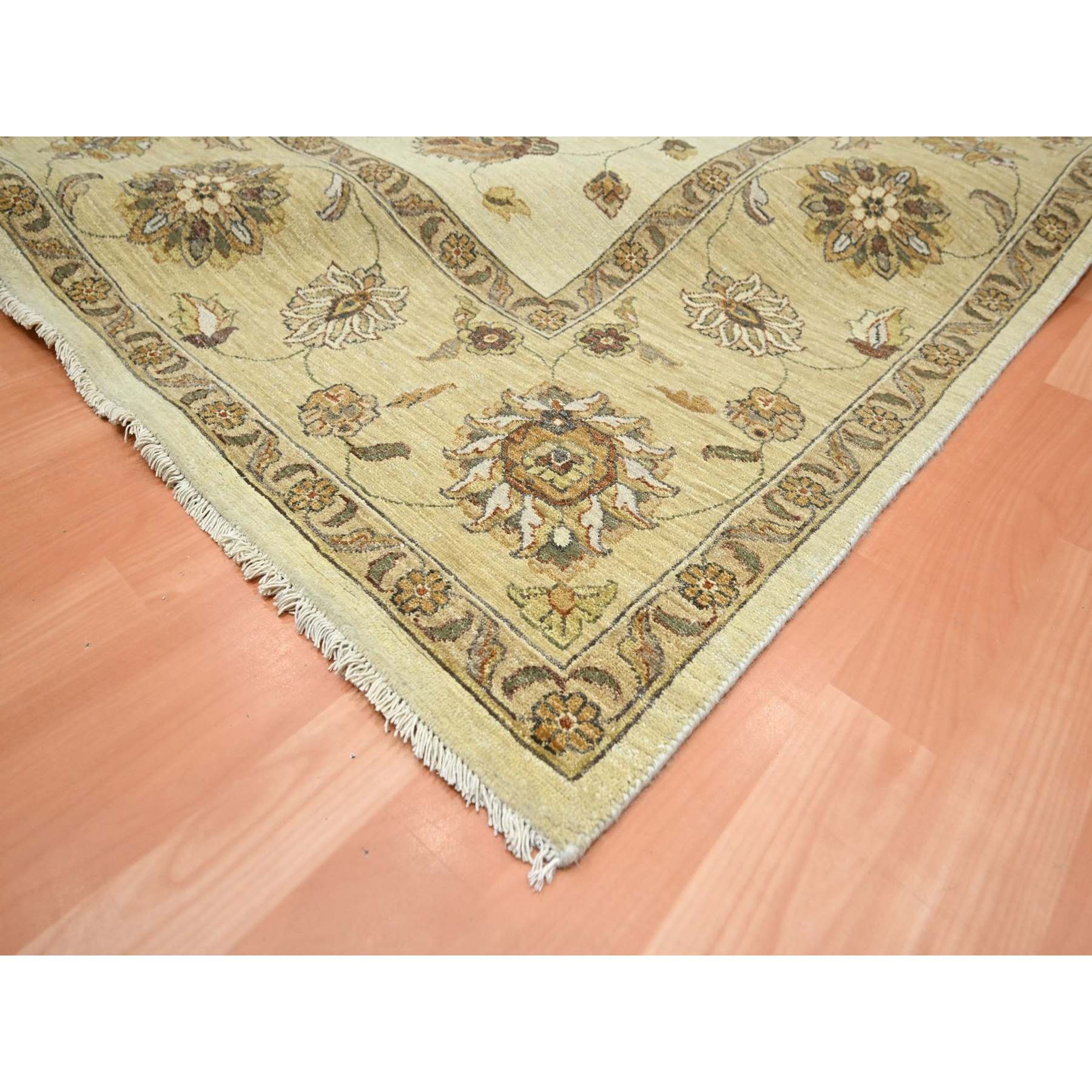 Oushak-And-Peshawar-Hand-Knotted-Rug-381890