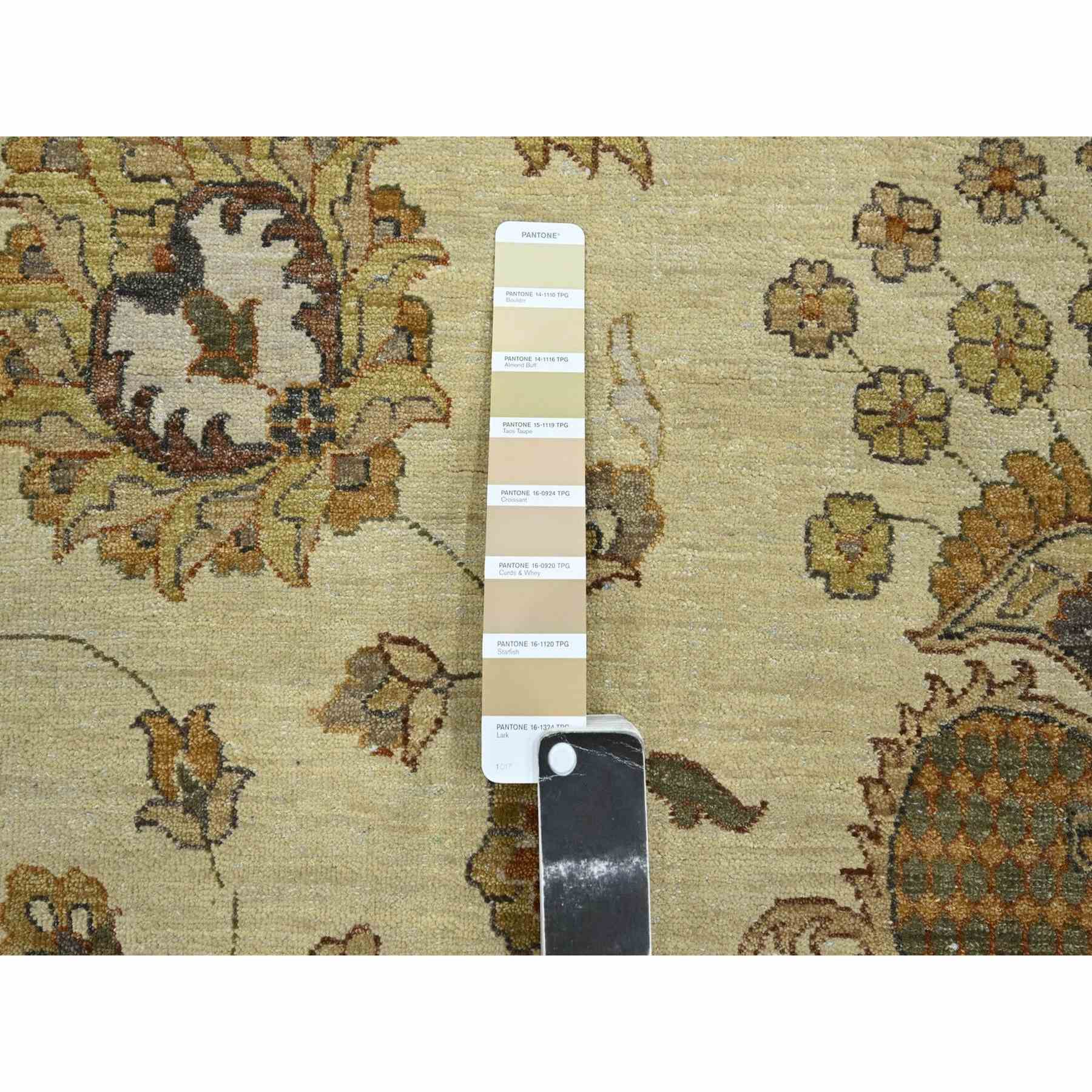 Oushak-And-Peshawar-Hand-Knotted-Rug-381890