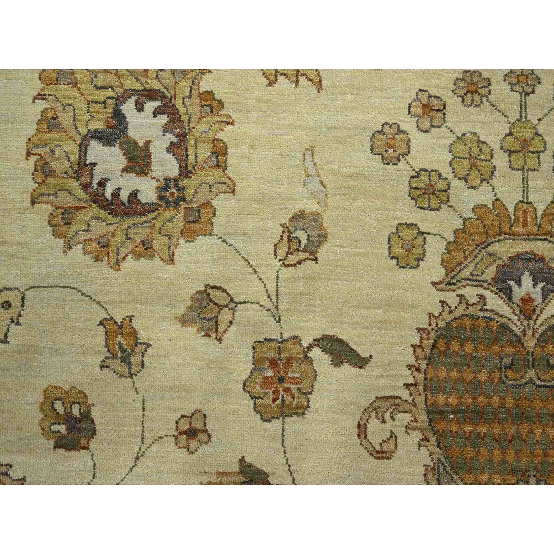 Oushak-And-Peshawar-Hand-Knotted-Rug-381890