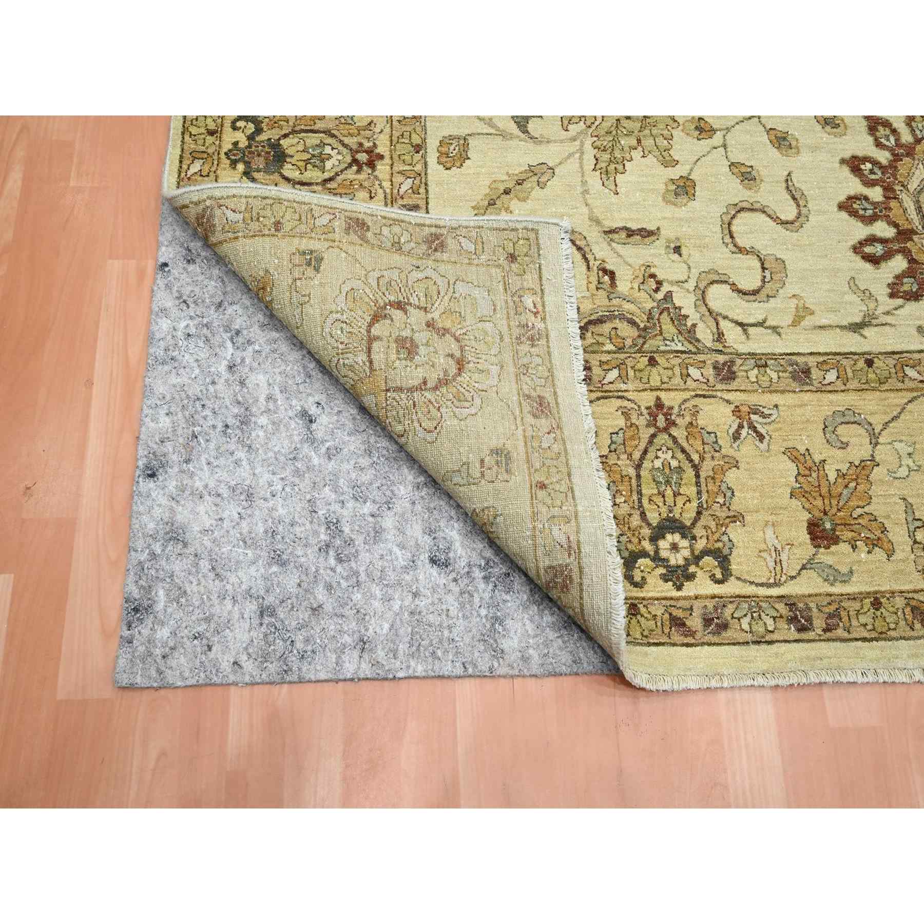Oushak-And-Peshawar-Hand-Knotted-Rug-381895