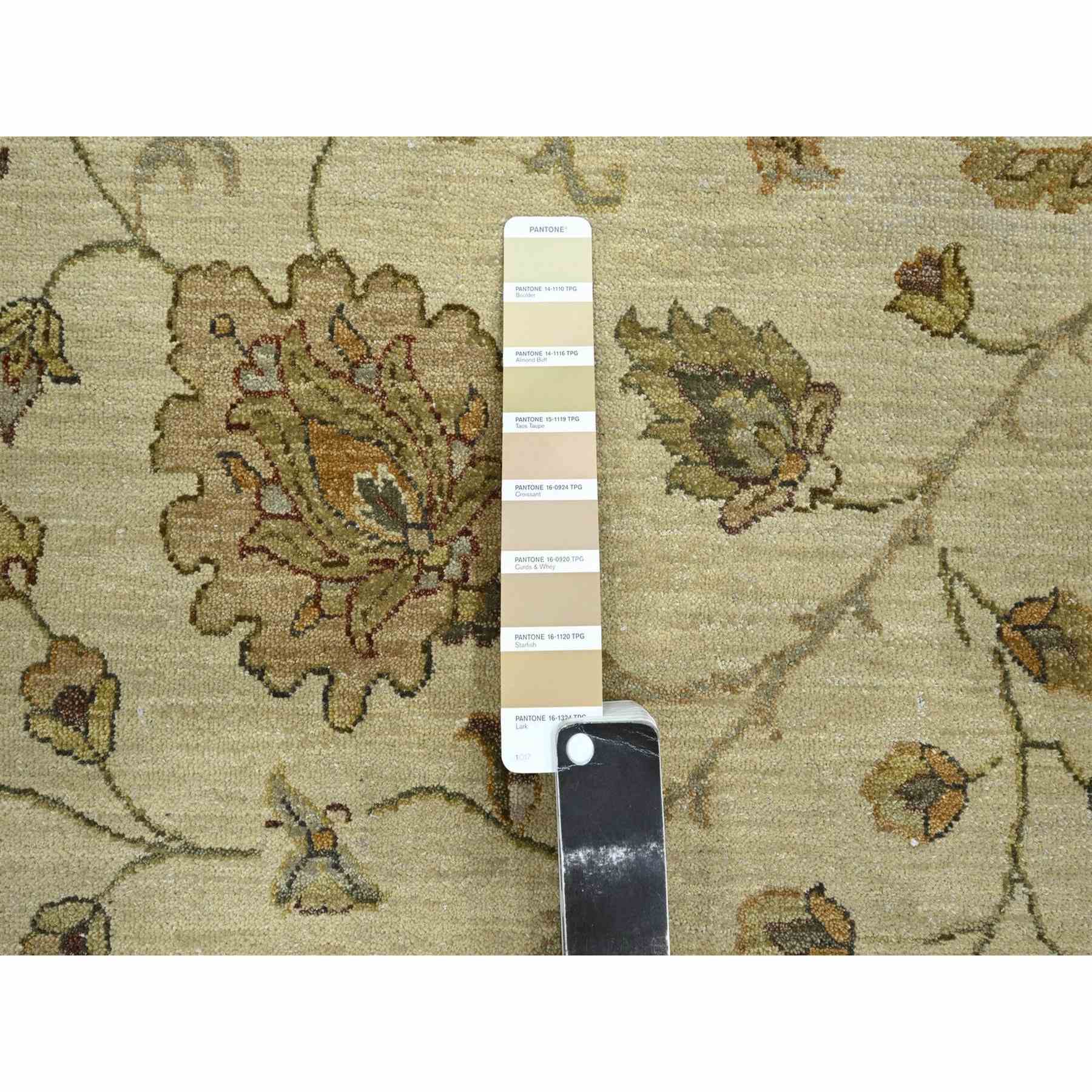 Oushak-And-Peshawar-Hand-Knotted-Rug-381895