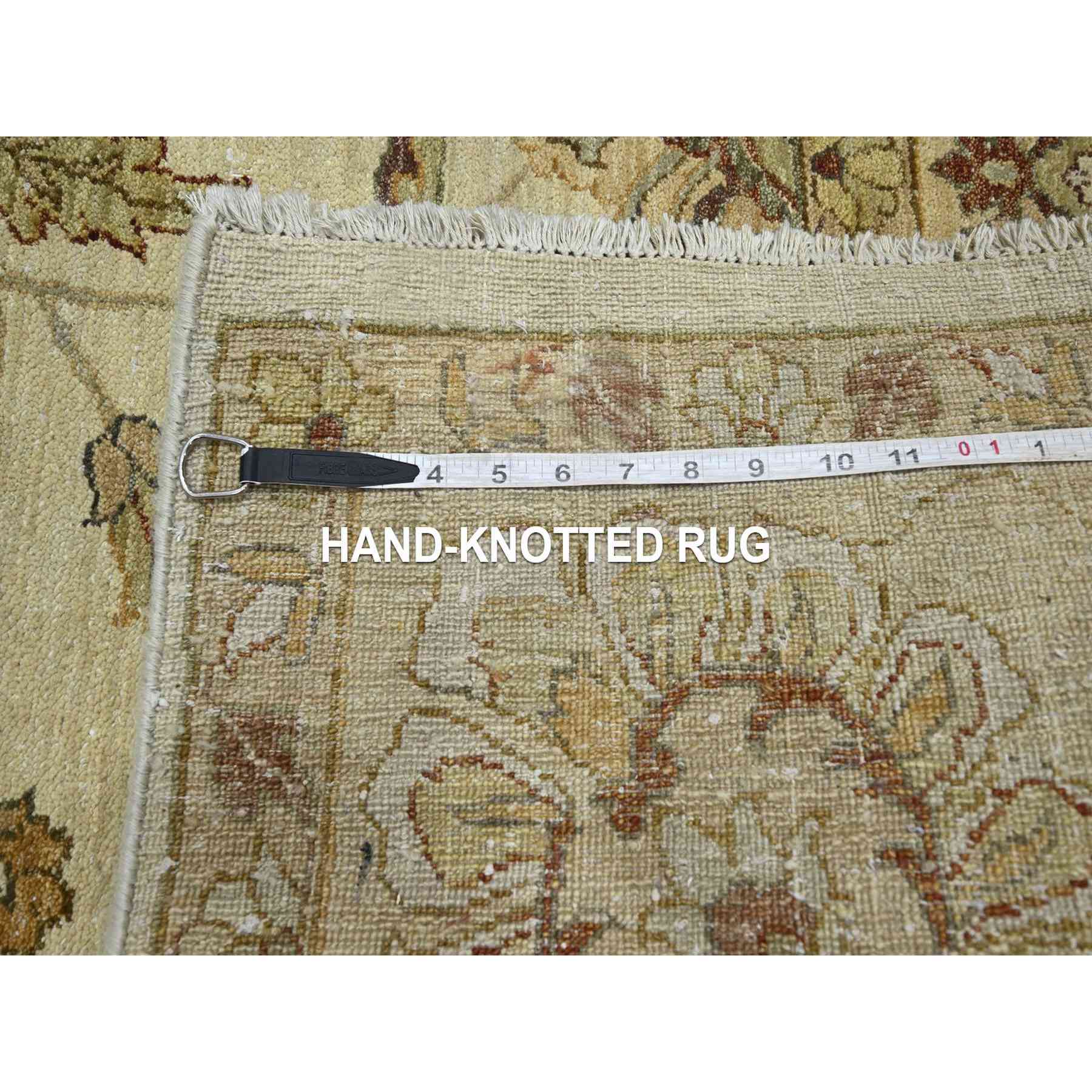 Oushak-And-Peshawar-Hand-Knotted-Rug-381895
