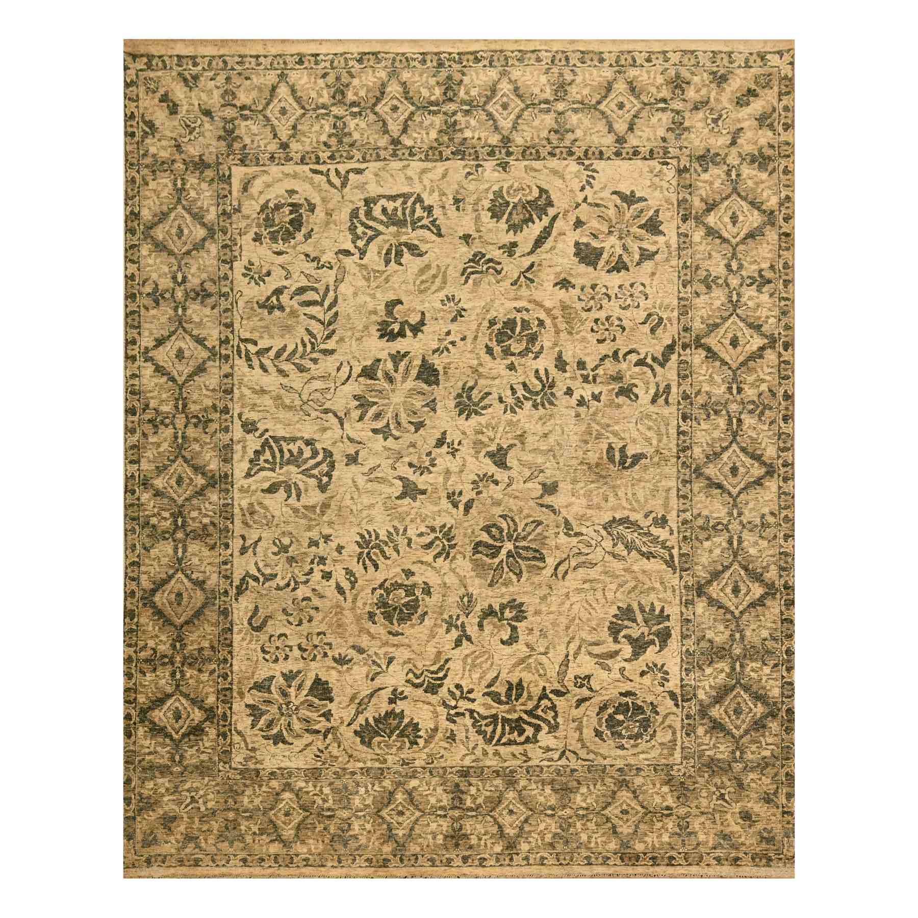 Vintage-Hand-Knotted-Rug-380960