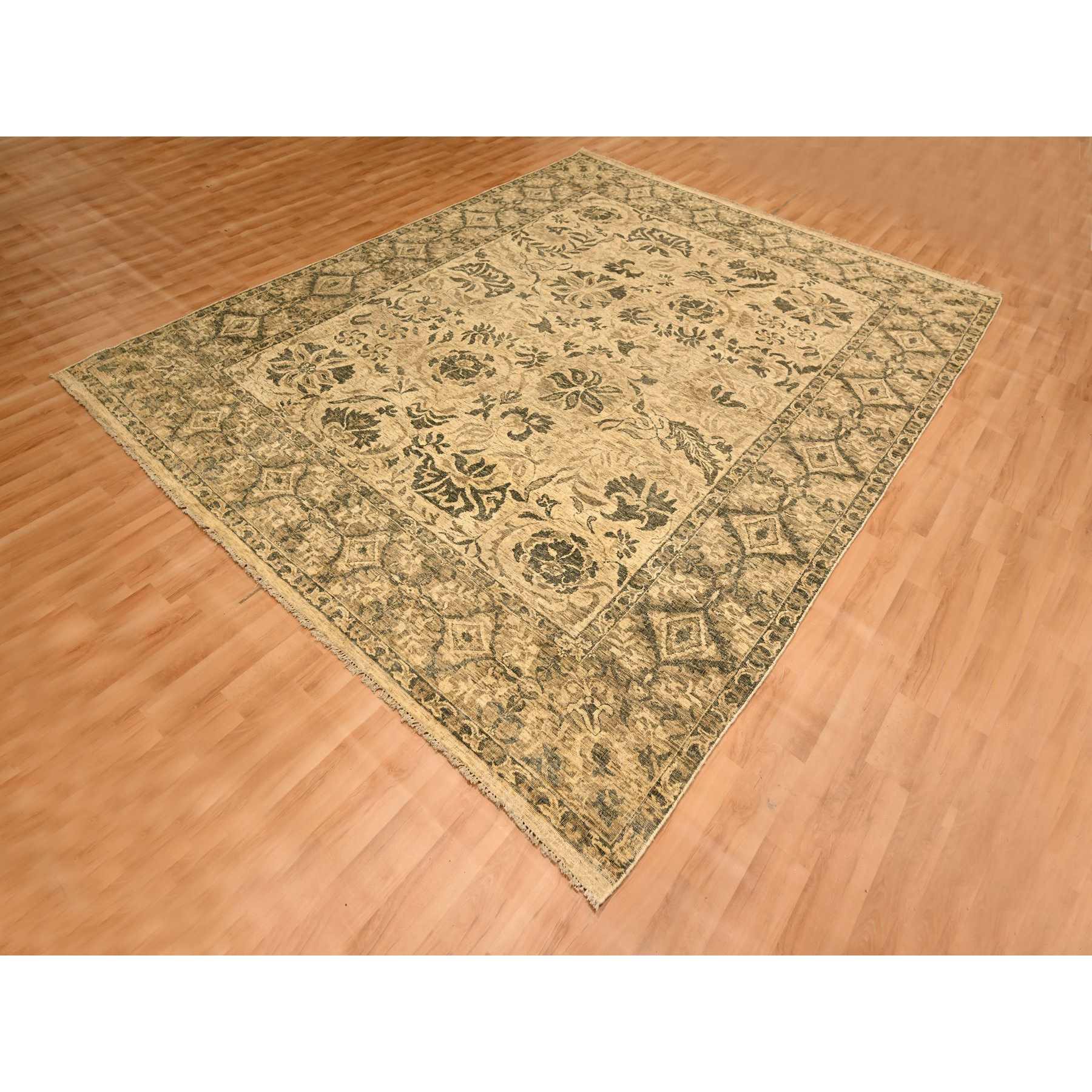 Vintage-Hand-Knotted-Rug-380960