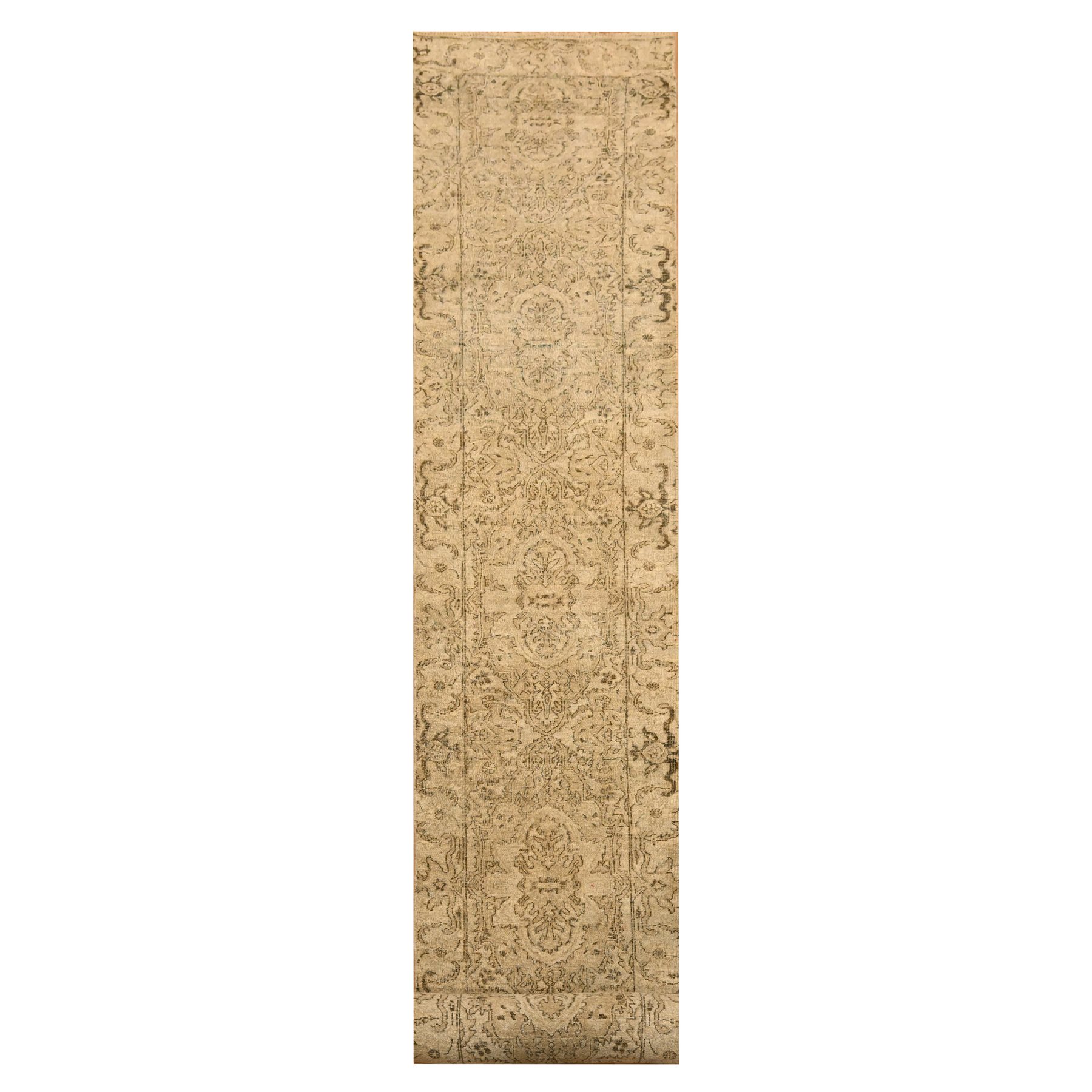 Overdyed-Vintage-Hand-Knotted-Rug-381035