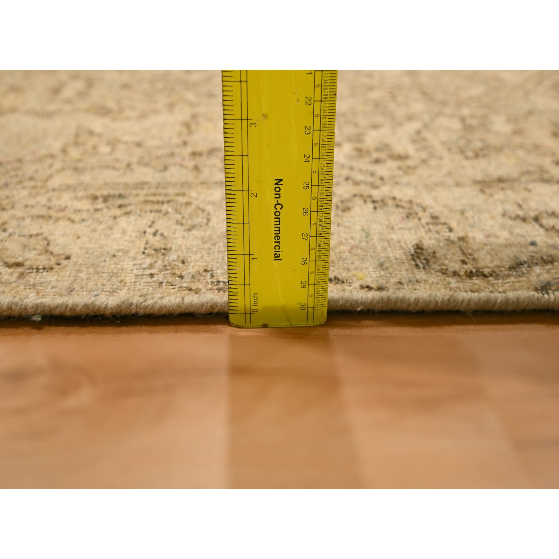 Overdyed-Vintage-Hand-Knotted-Rug-381035